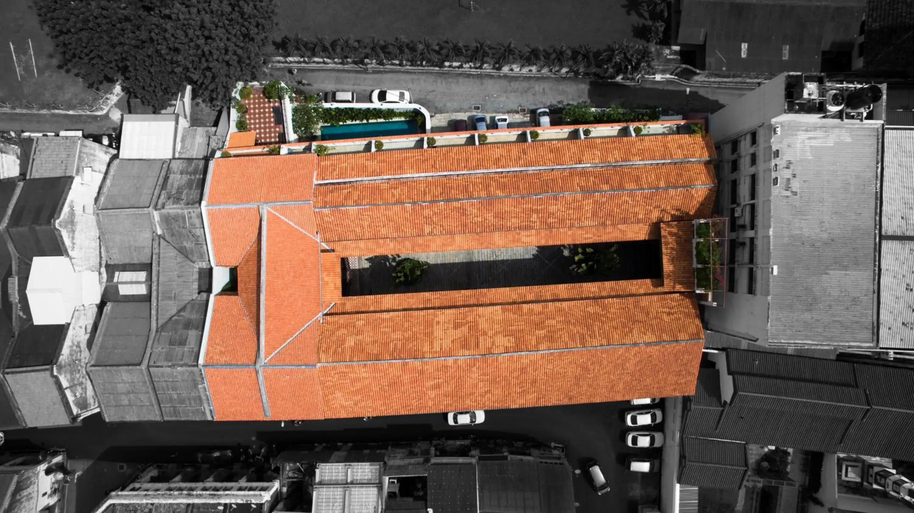 Bird's eye view in Seven Terraces Bird's eye view in Seven Terraces