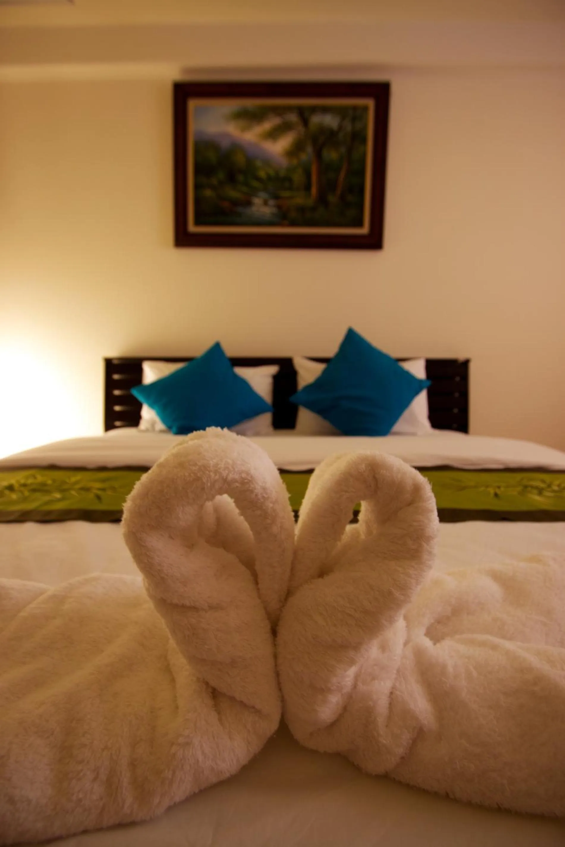 Decorative detail, Bed in Charn Residence