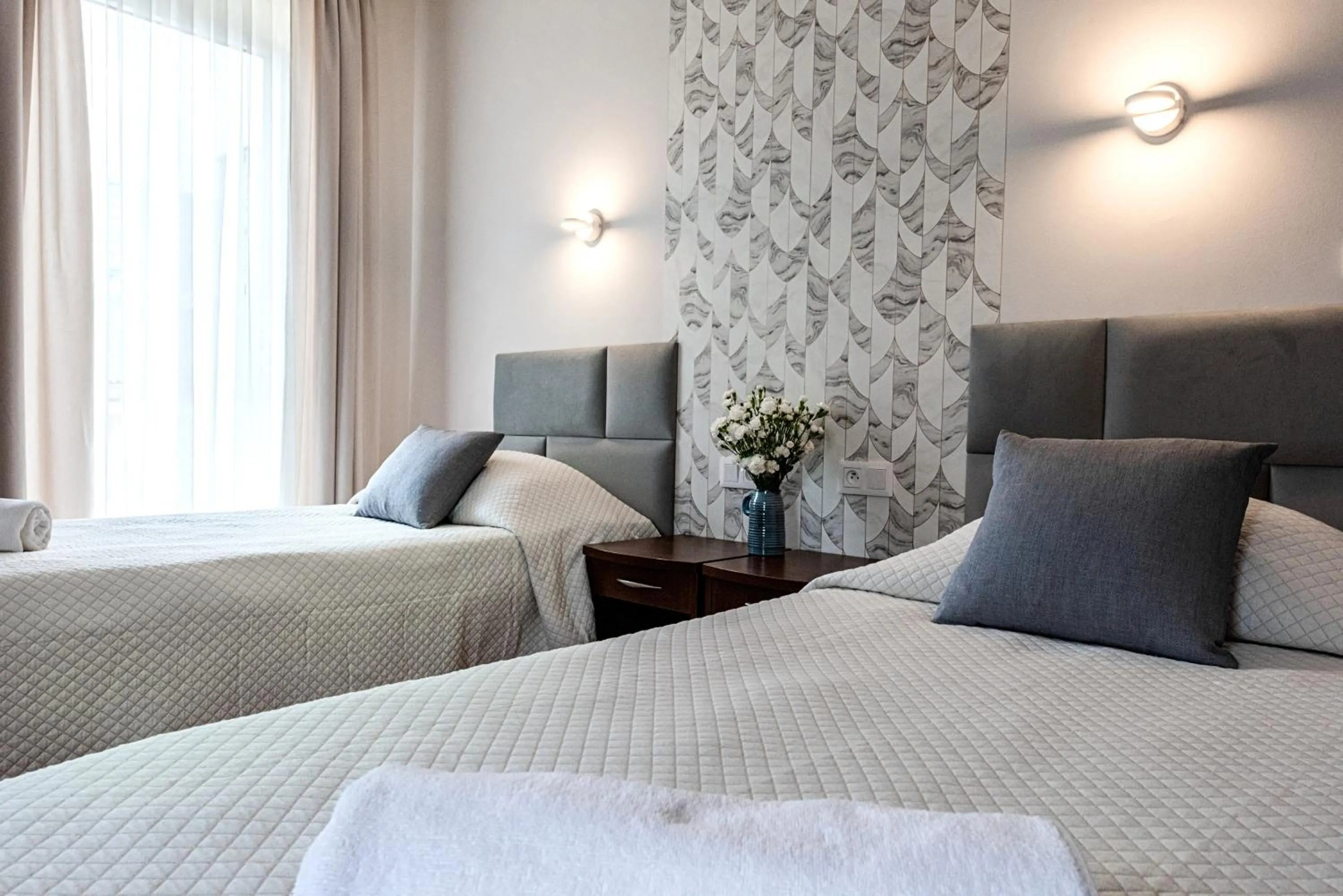 Bed in Hotel "Na Uboczu"