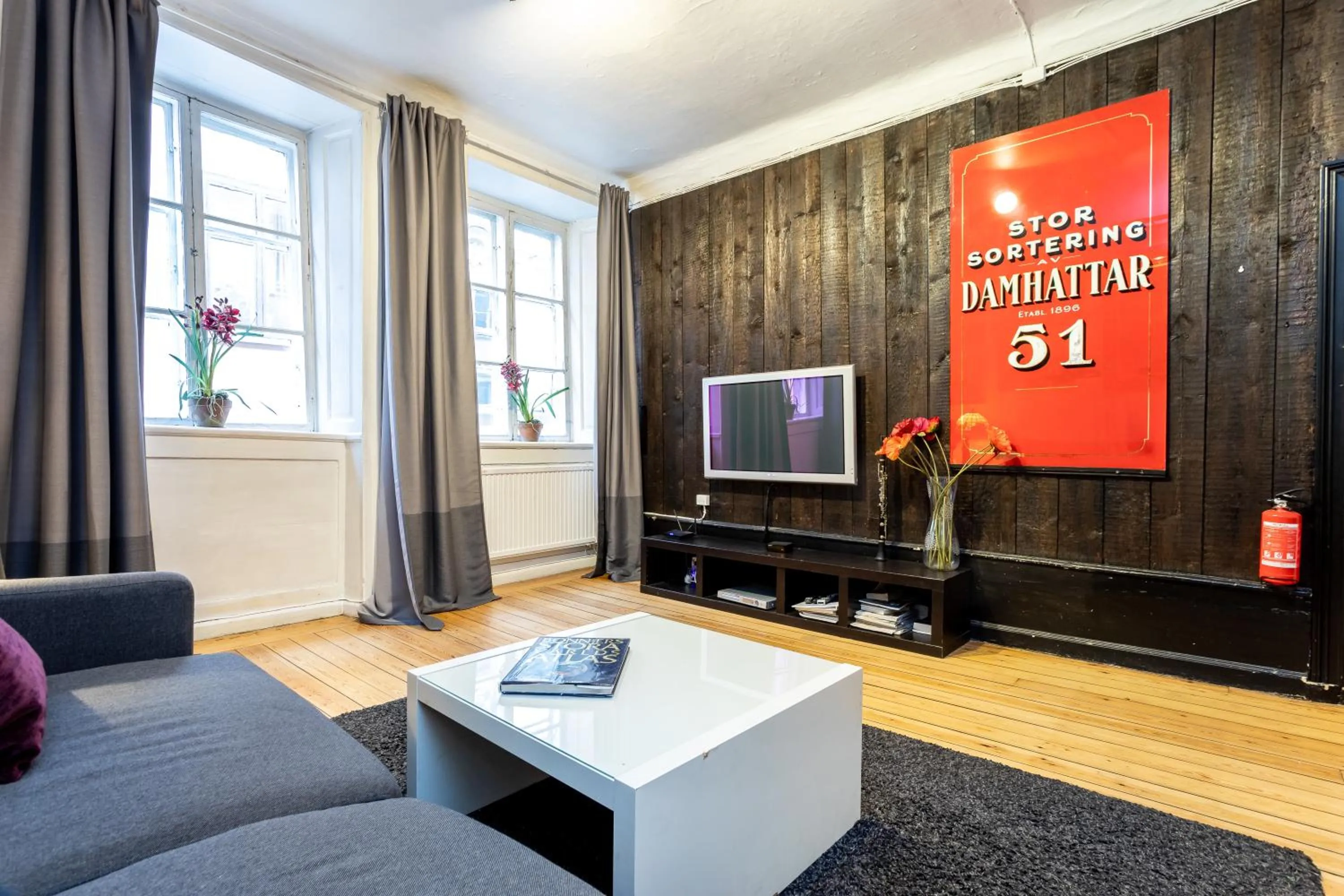 Living room in ApartDirect Gamla Stan