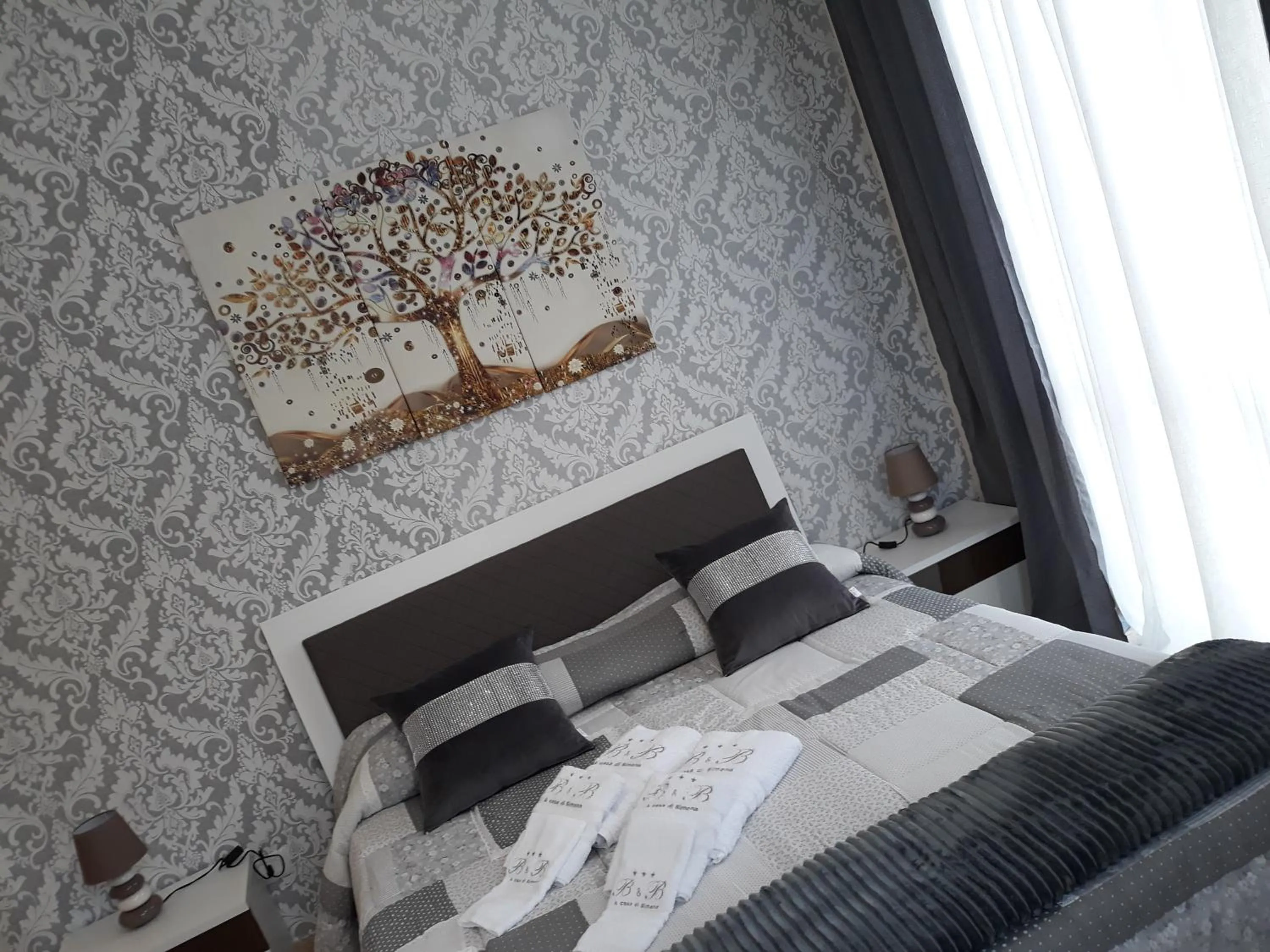 Bed in A casa di Simona