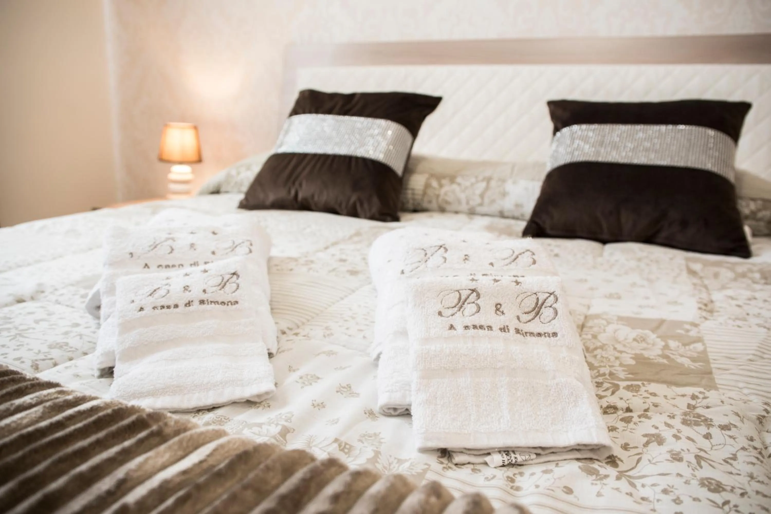 Bed in A casa di Simona