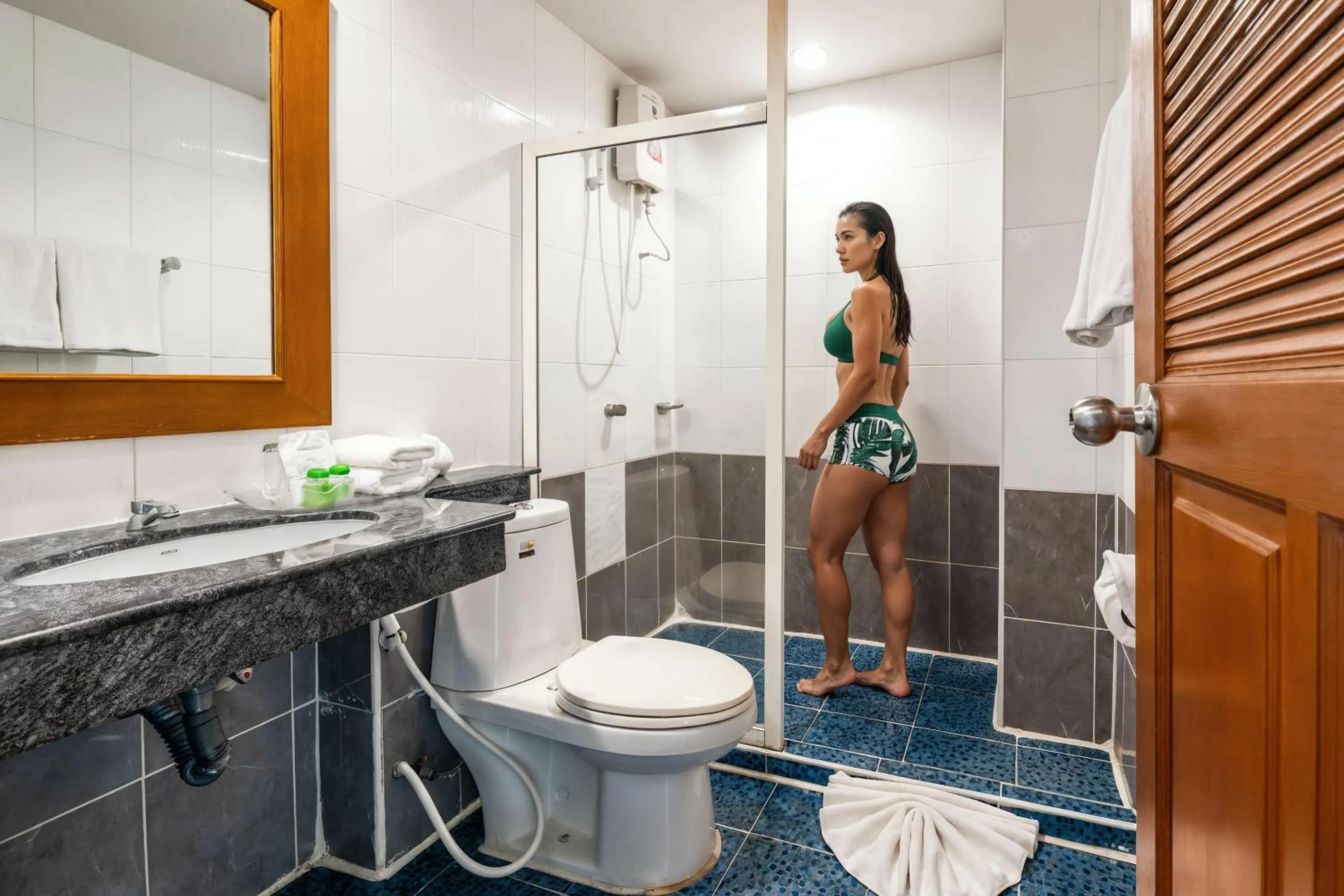 Bathroom in Royal Ivory Sukhumvit Nana