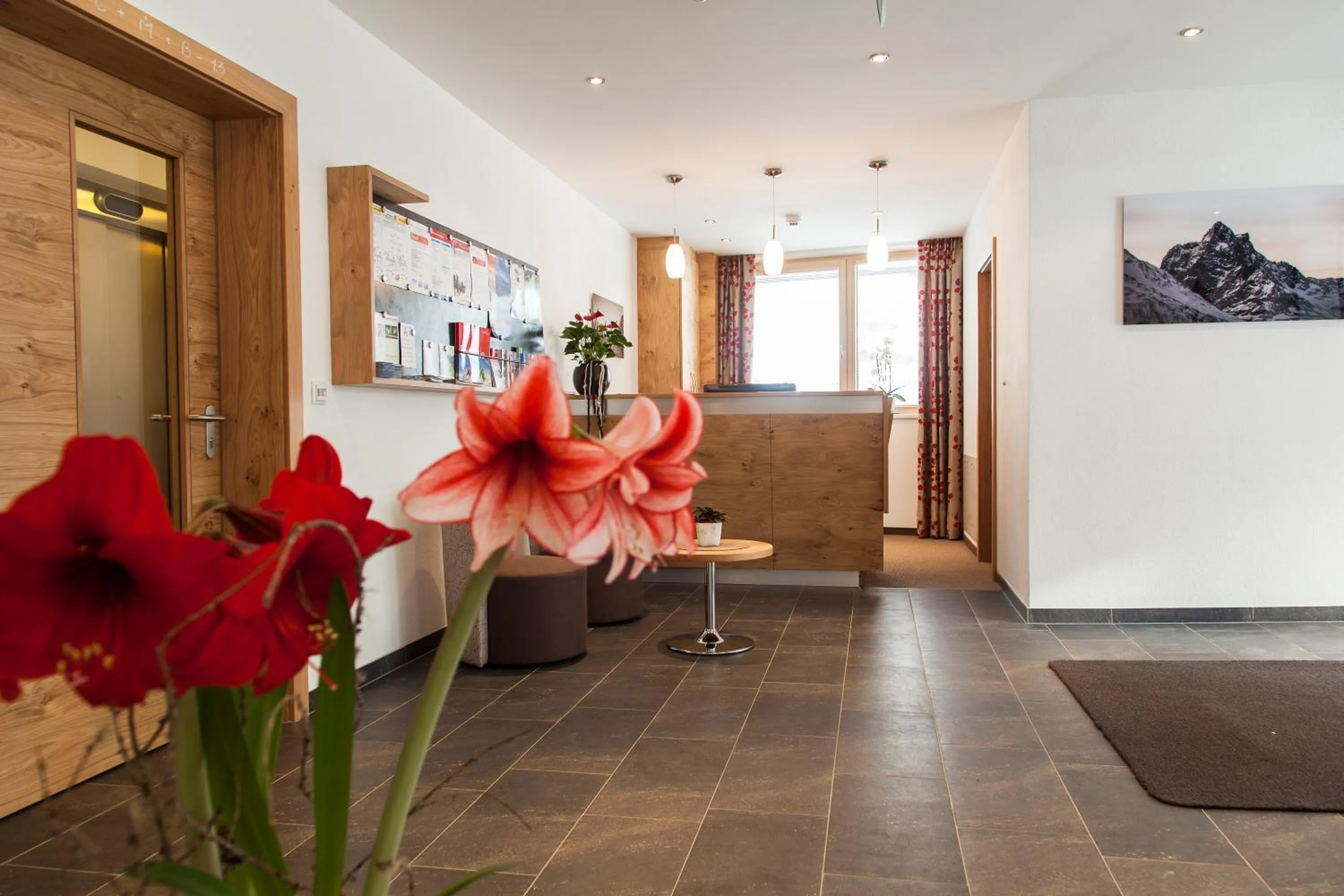 Lobby or reception in Alpenleben