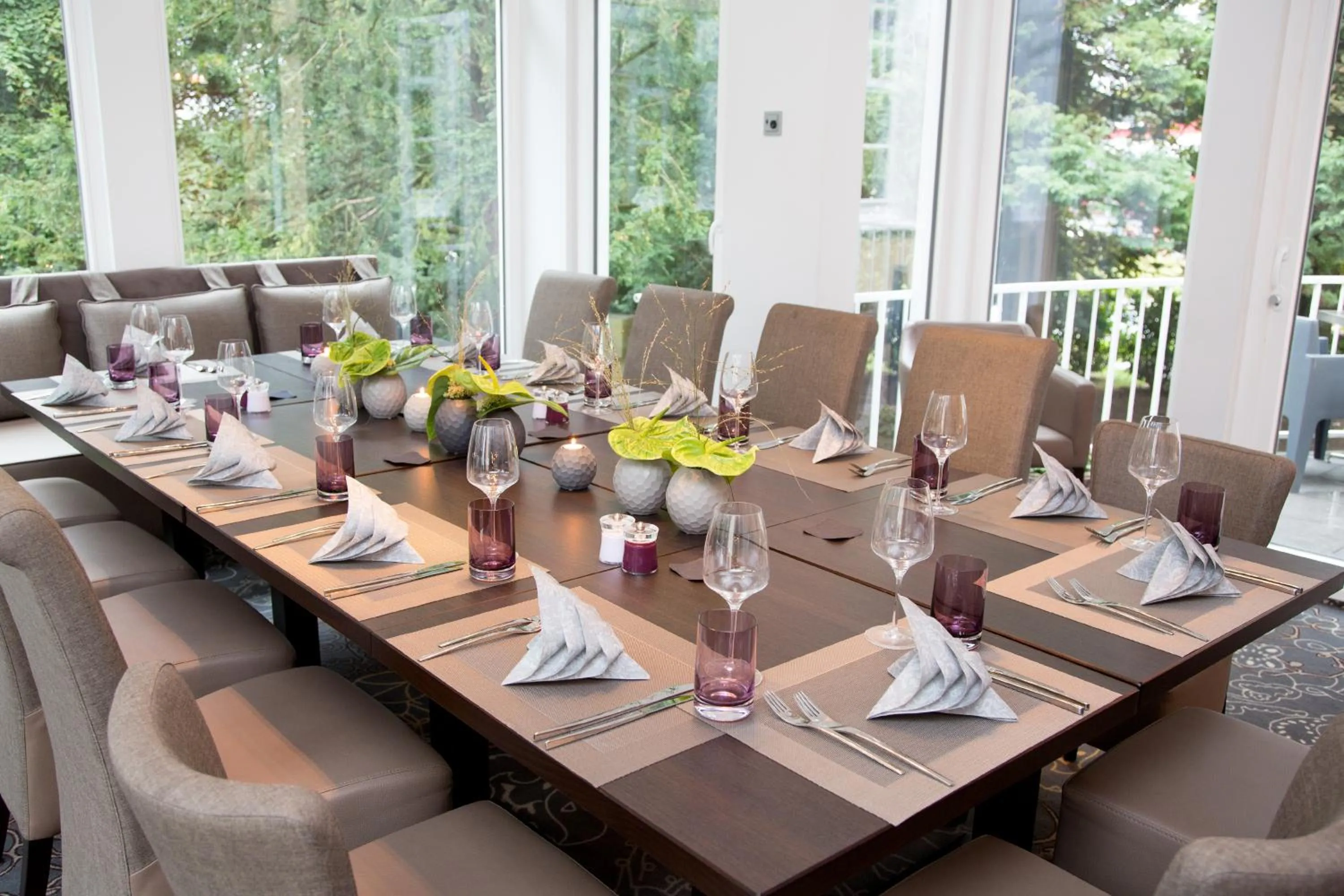 Dining area in Park Villa Hotel