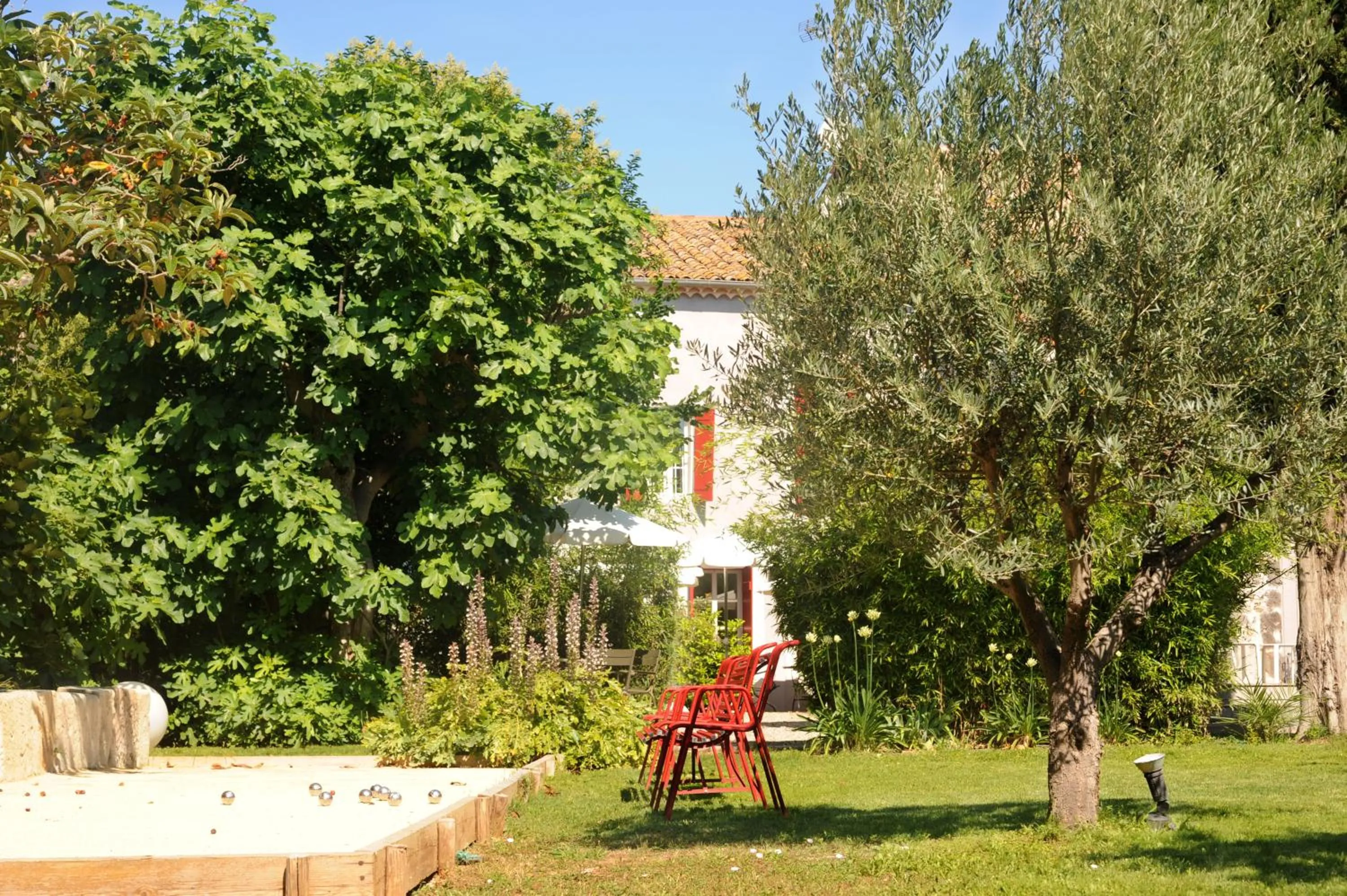 Garden in Les Chambres d'Andrea