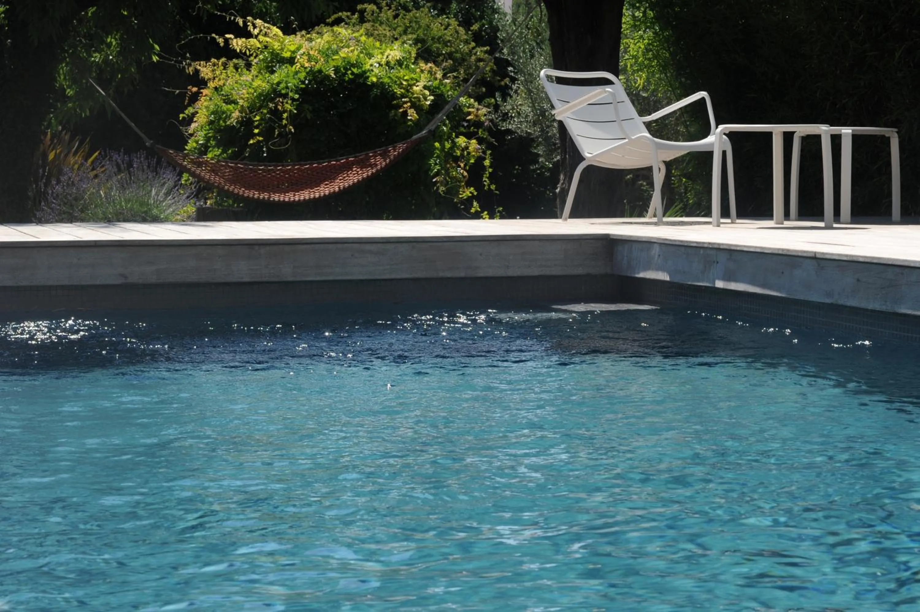 Swimming pool in Les Chambres d'Andrea