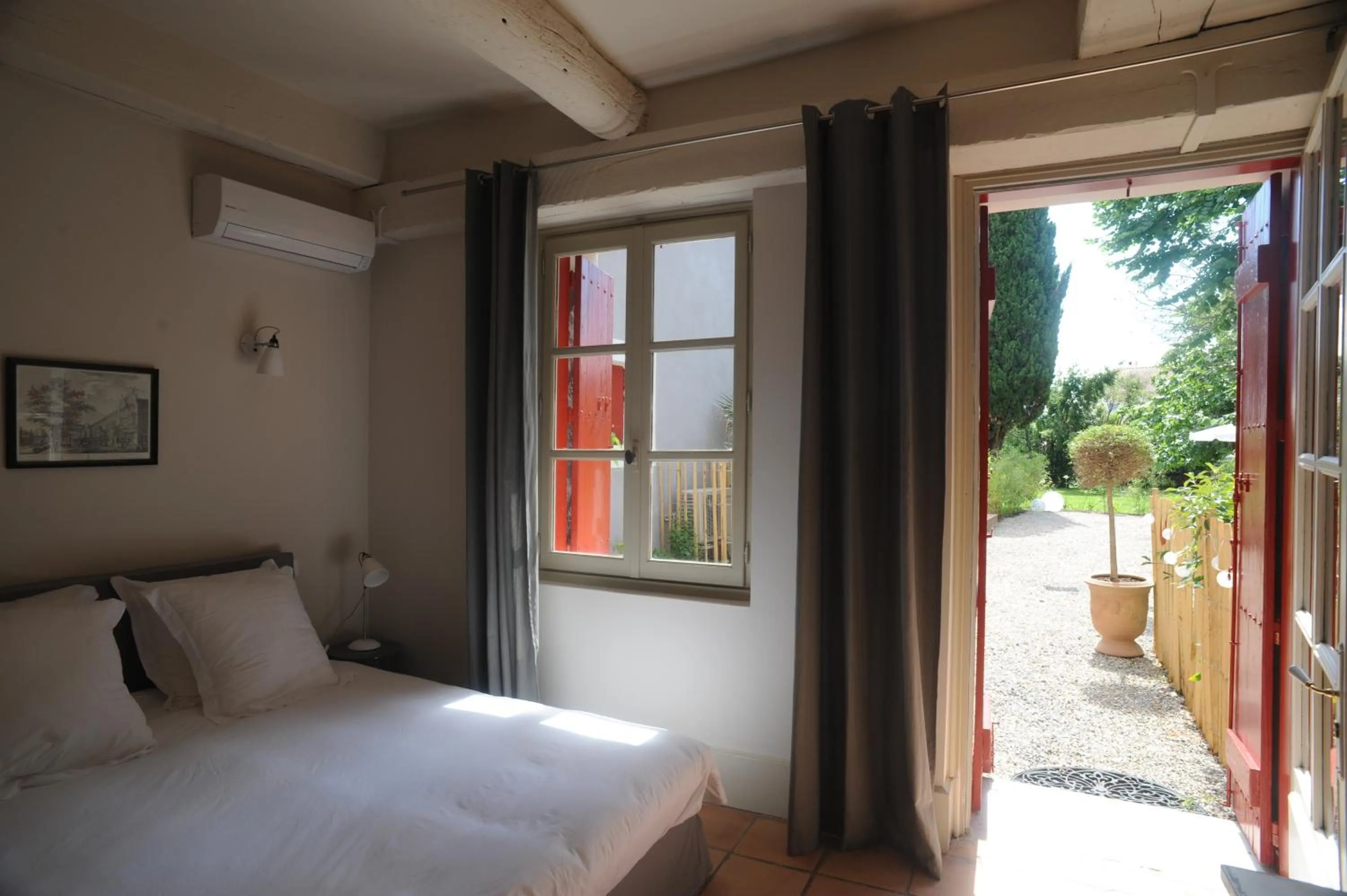 Balcony/Terrace, Bed in Les Chambres d'Andrea