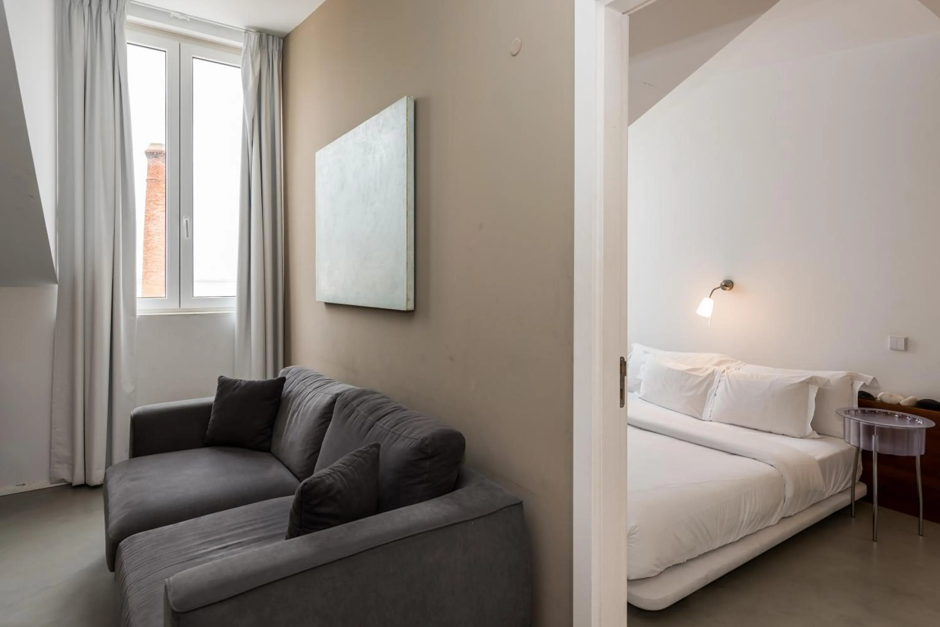 Living room, Bed in Alfama - Lisbon Lounge Suites