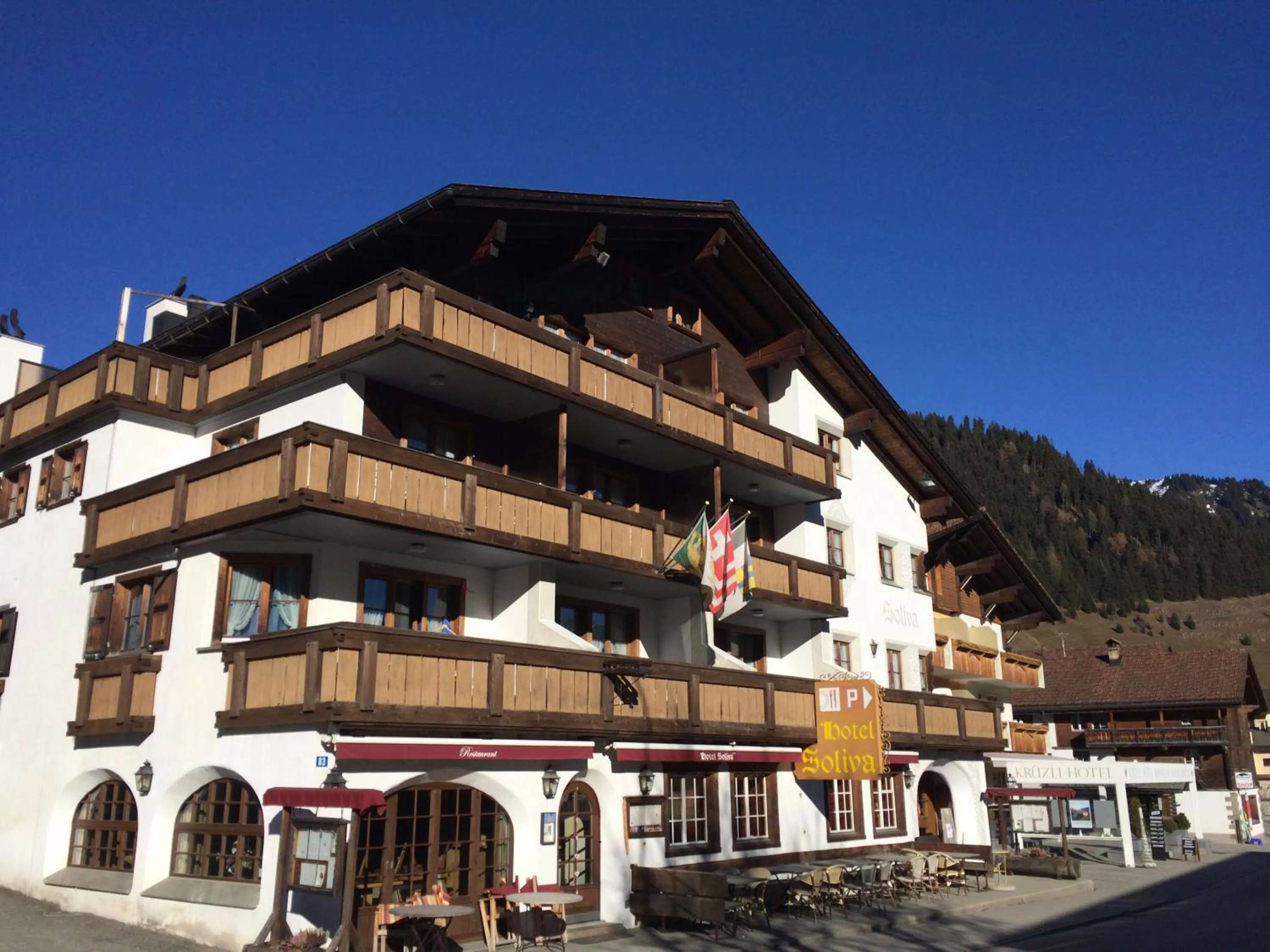 Facade/entrance in Hotel Soliva