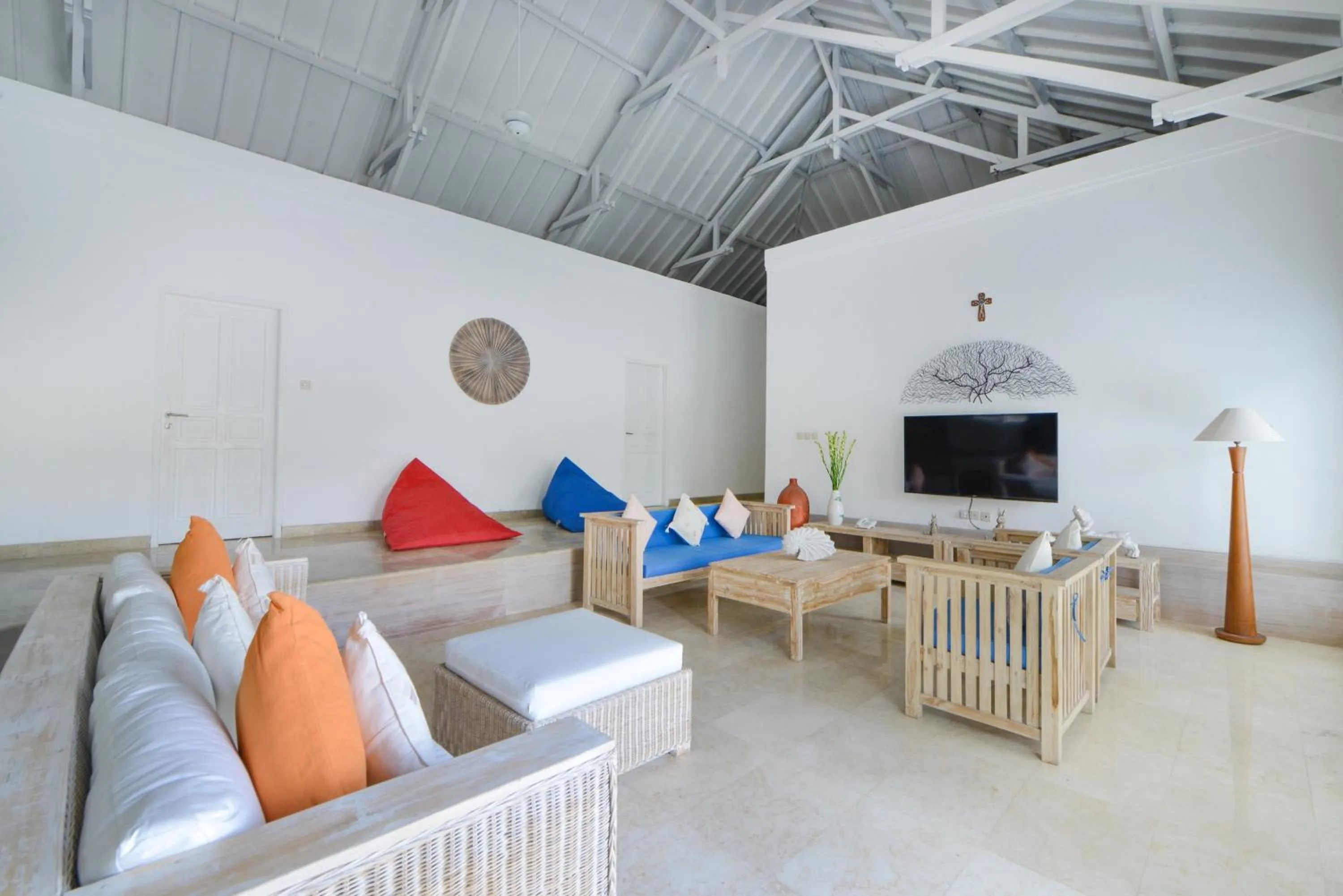 Living room in Villa Del Mar Canggu by Kanaya Hospitality