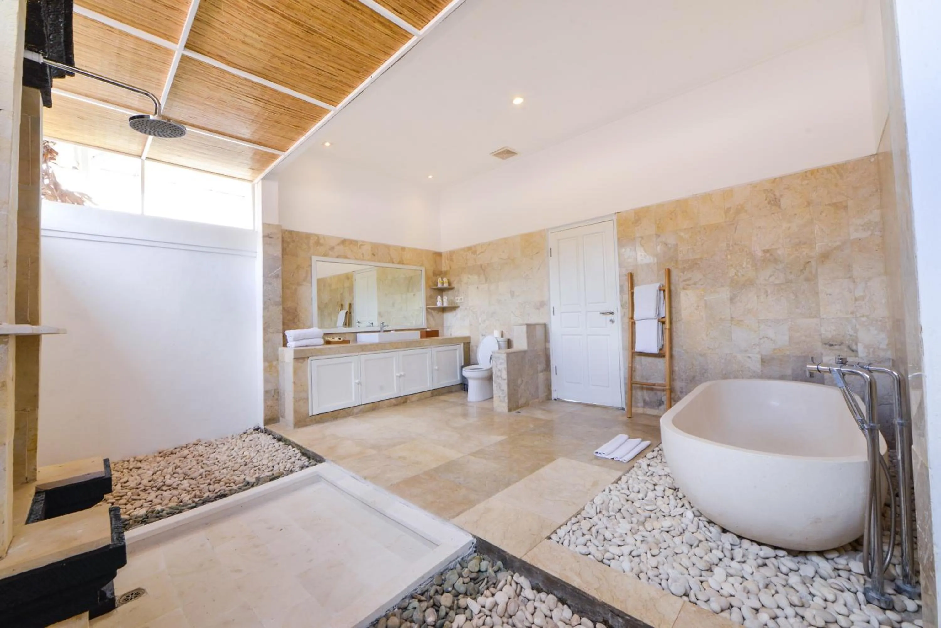 Shower in Villa Del Mar Canggu by Kanaya Hospitality