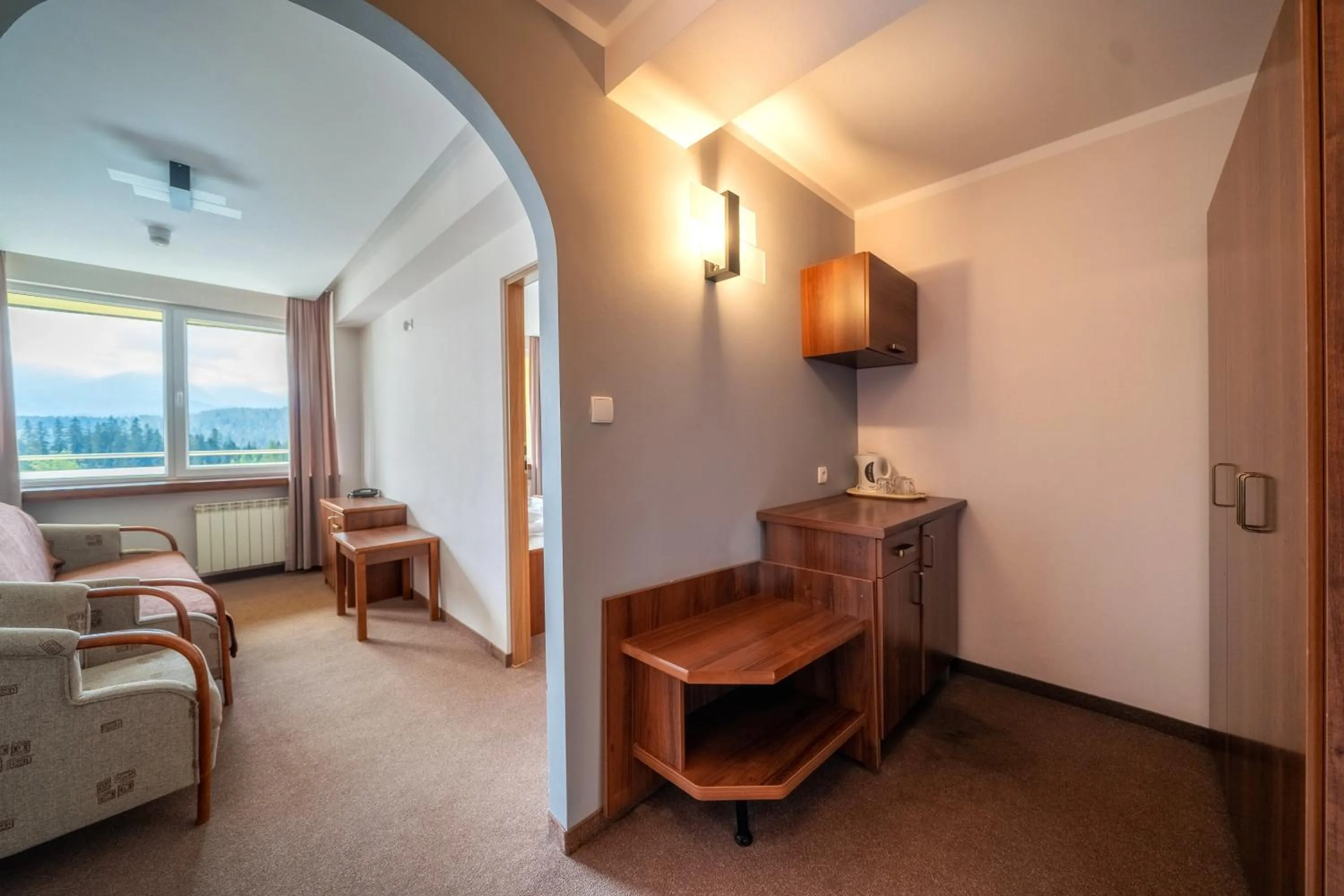 Seating area in Rysy