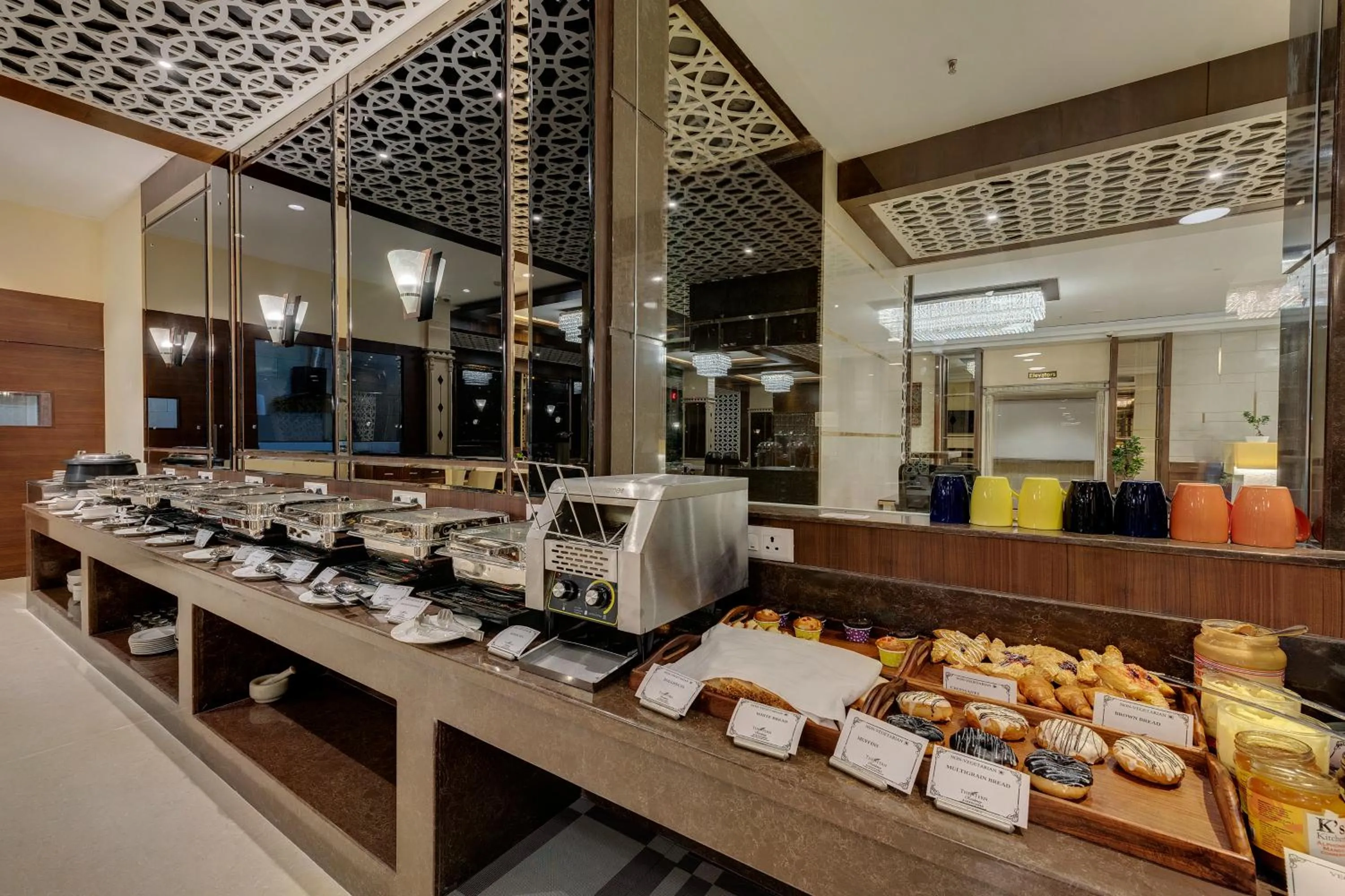 Buffet breakfast in The Fern Residency Aurangabad - Chhatrapati Sambhaji Nagar