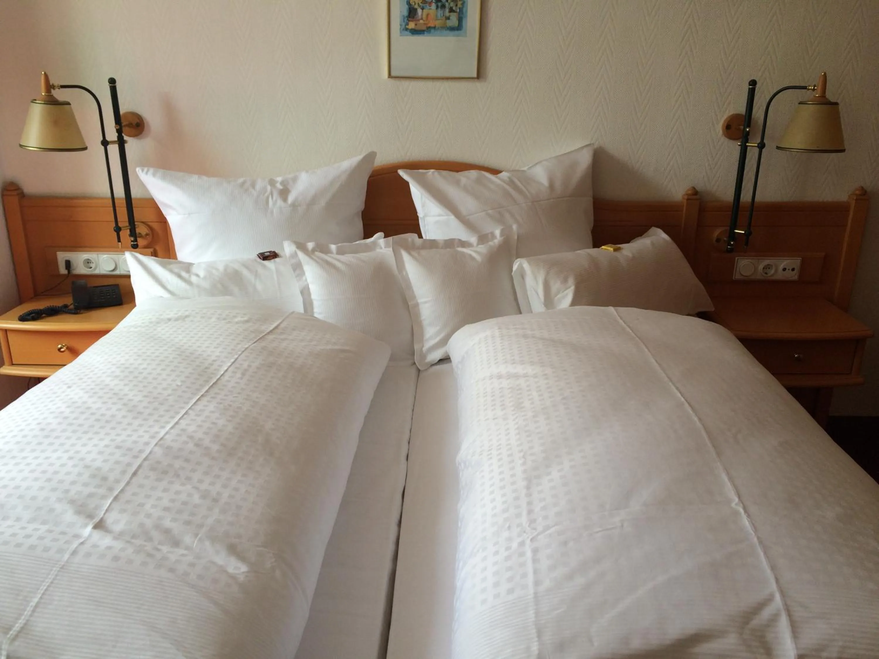 Bed in Landhotel Menke