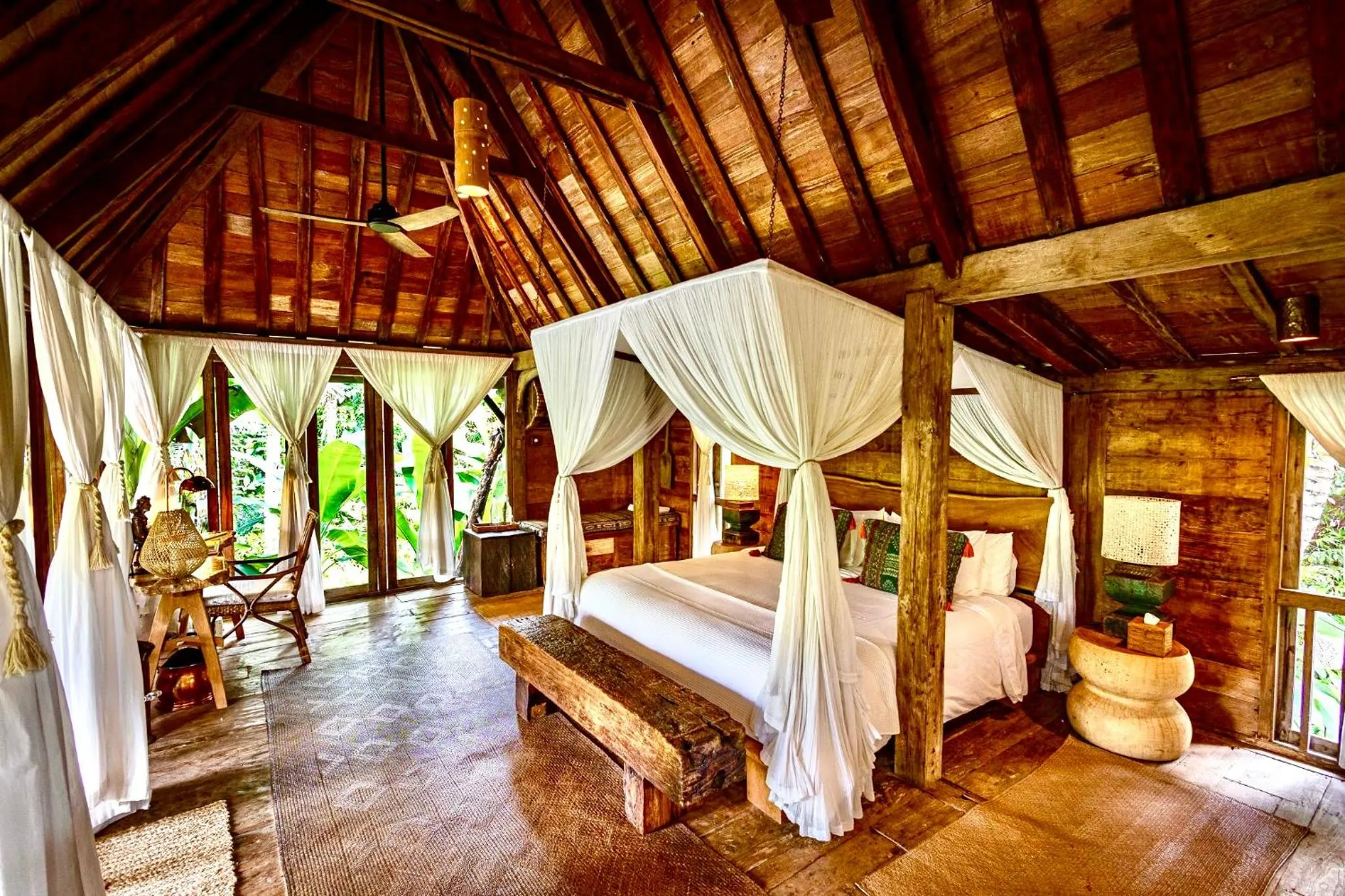 Bedroom, Bed in Stone House