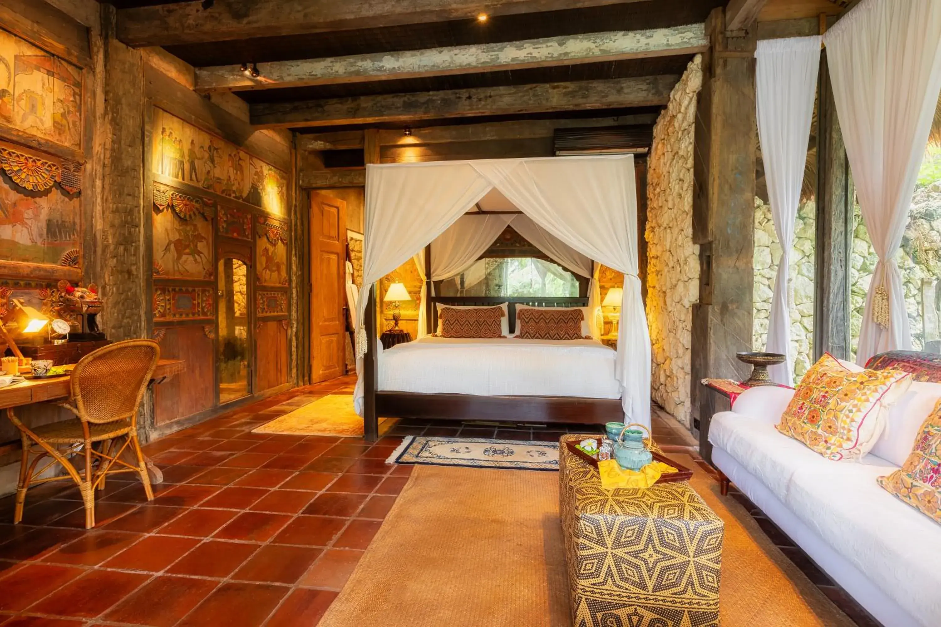 Java One- Bedroom Suite with Pool View in Stone House Java One- Bedroom Suite with Pool View in Stone House