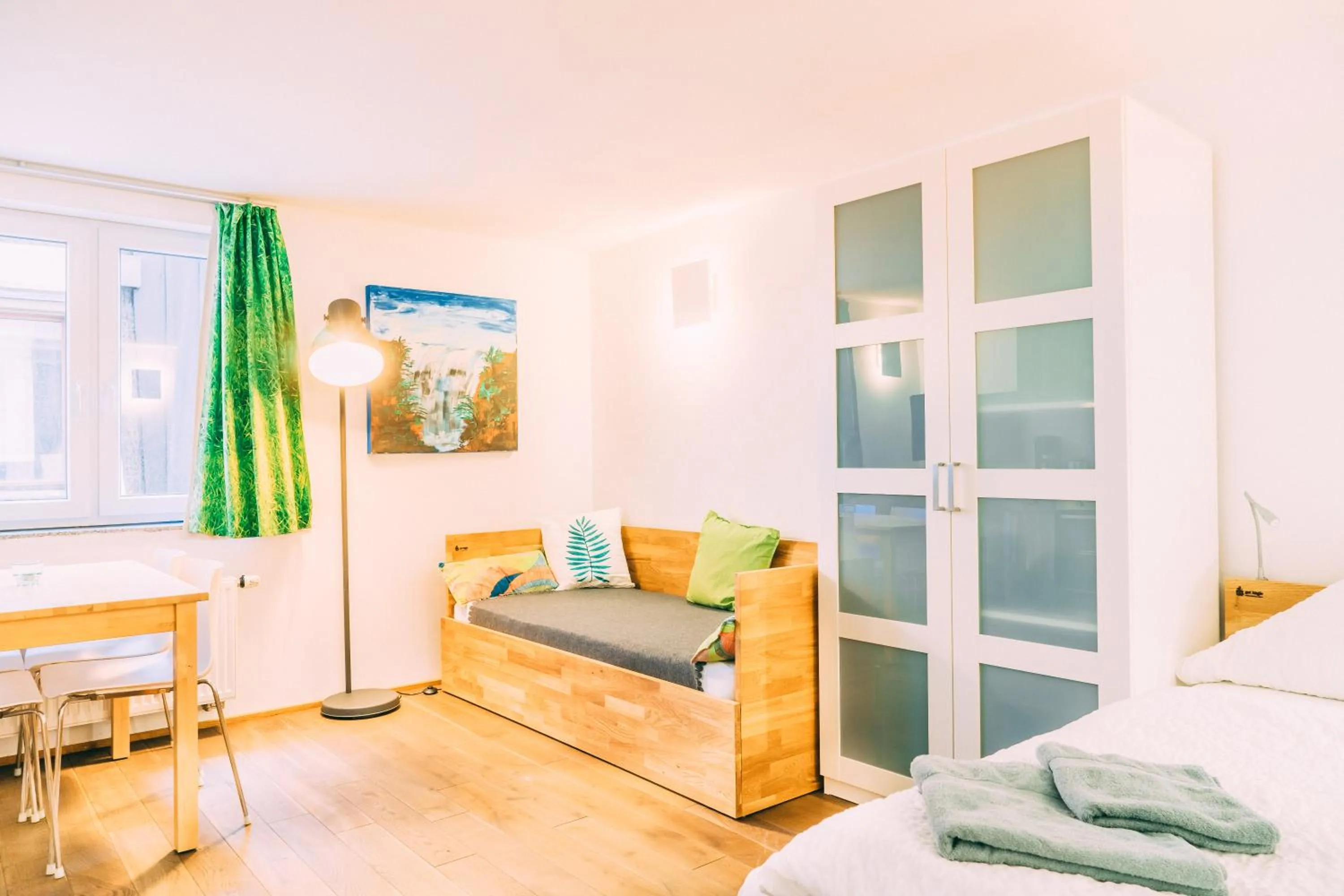 Living room, Bed in Stadthaus Gut Hügle