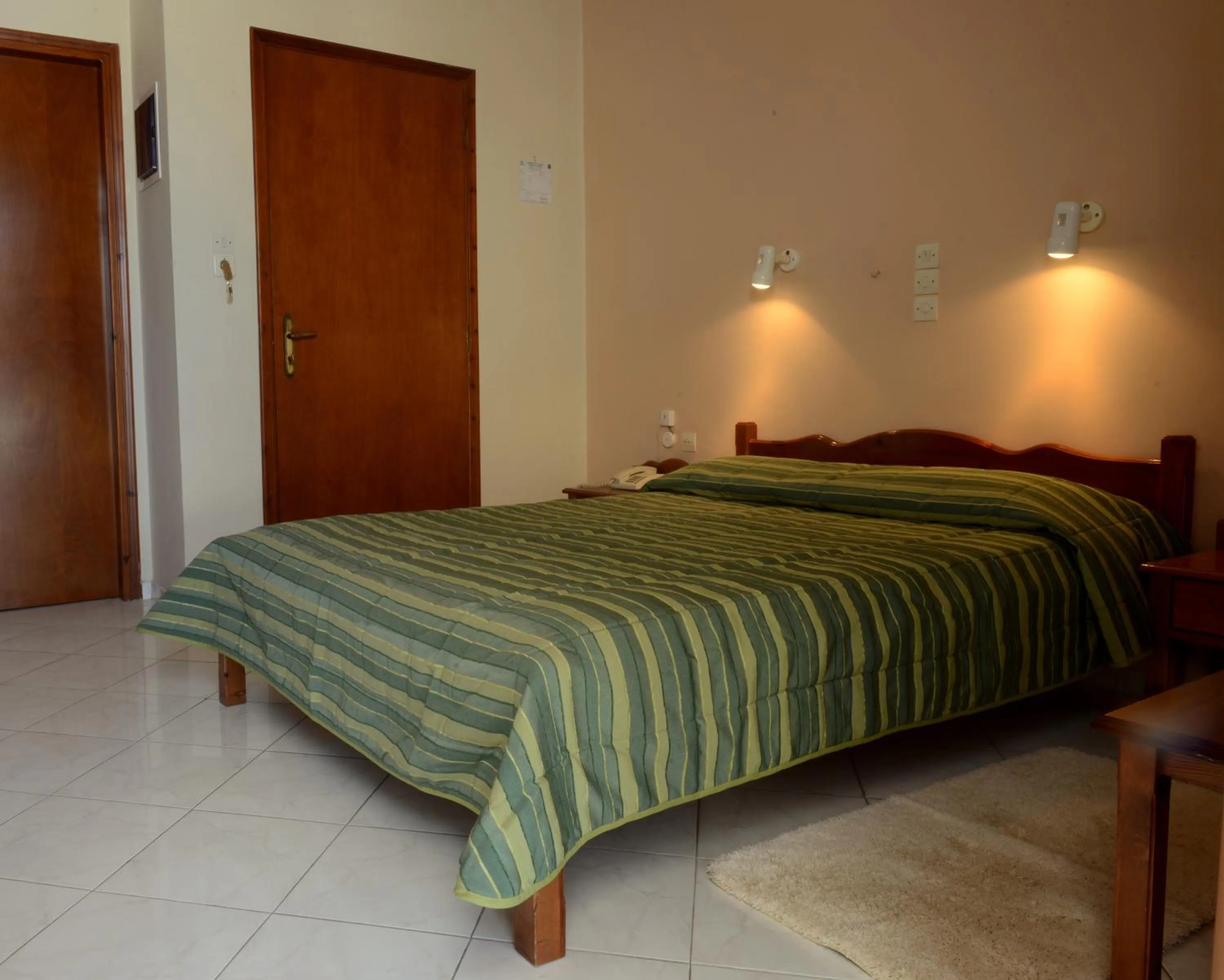 Bed in Melissa II Hotel