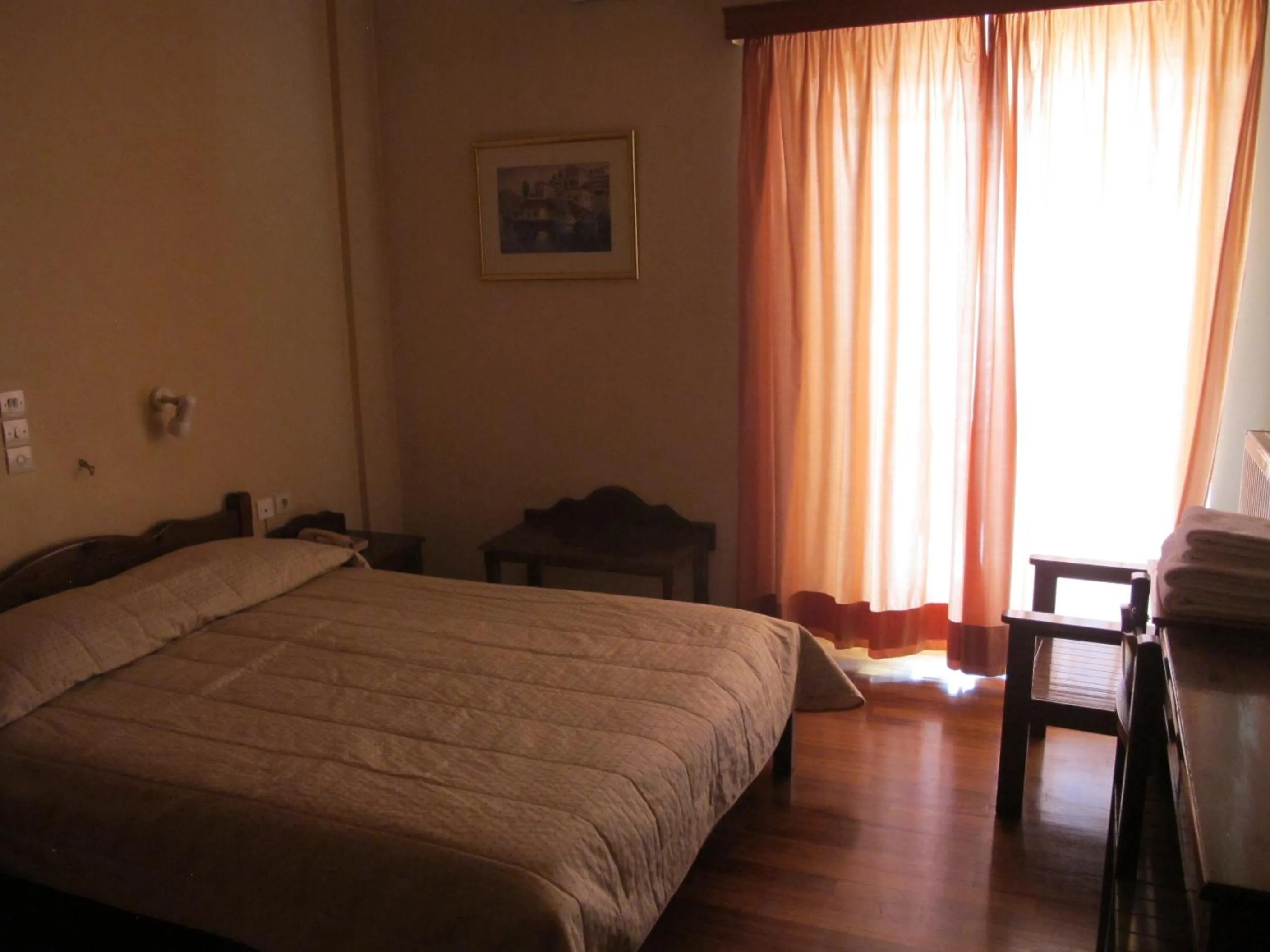 Bed in Melissa II Hotel