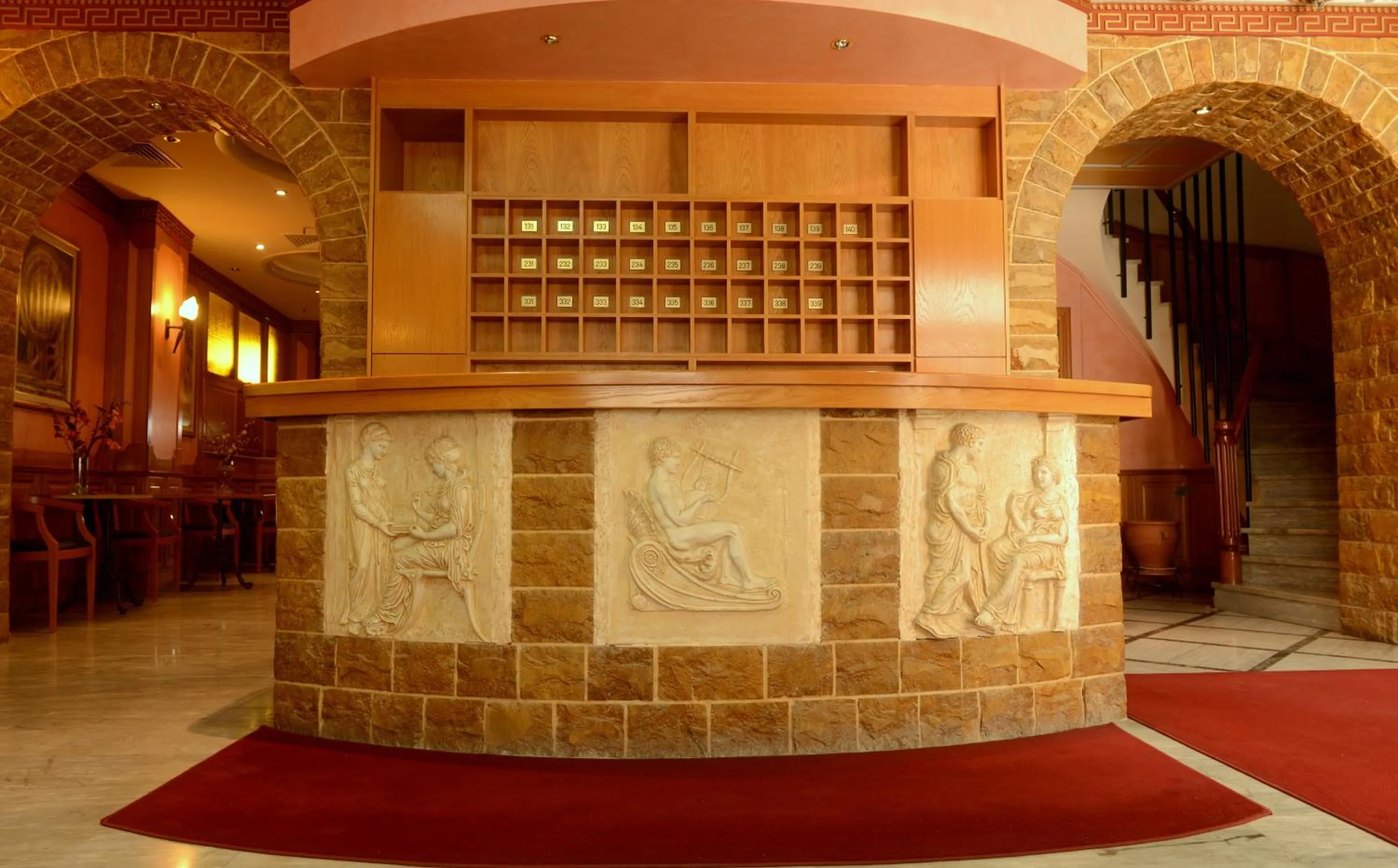 Lobby or reception in Melissa II Hotel