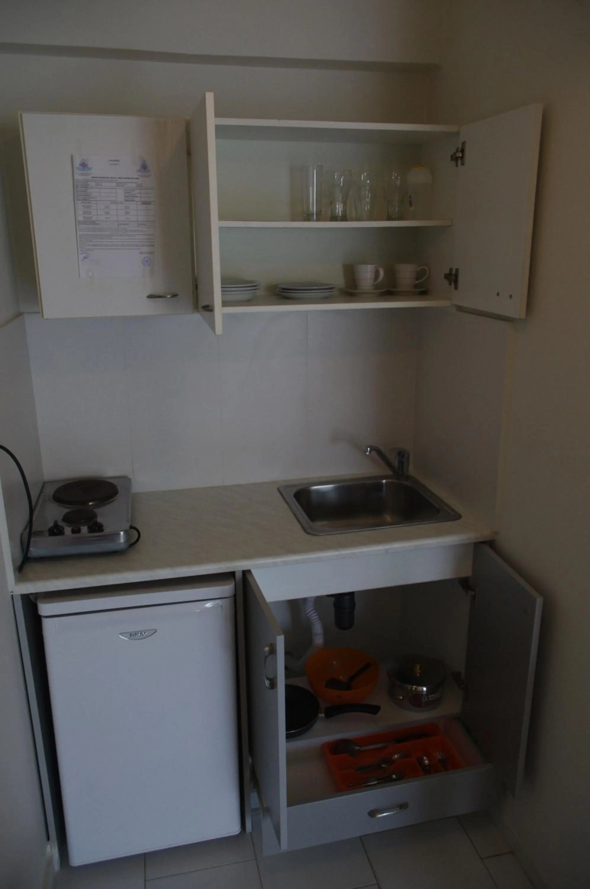 Kitchen or kitchenette in Klery Studios