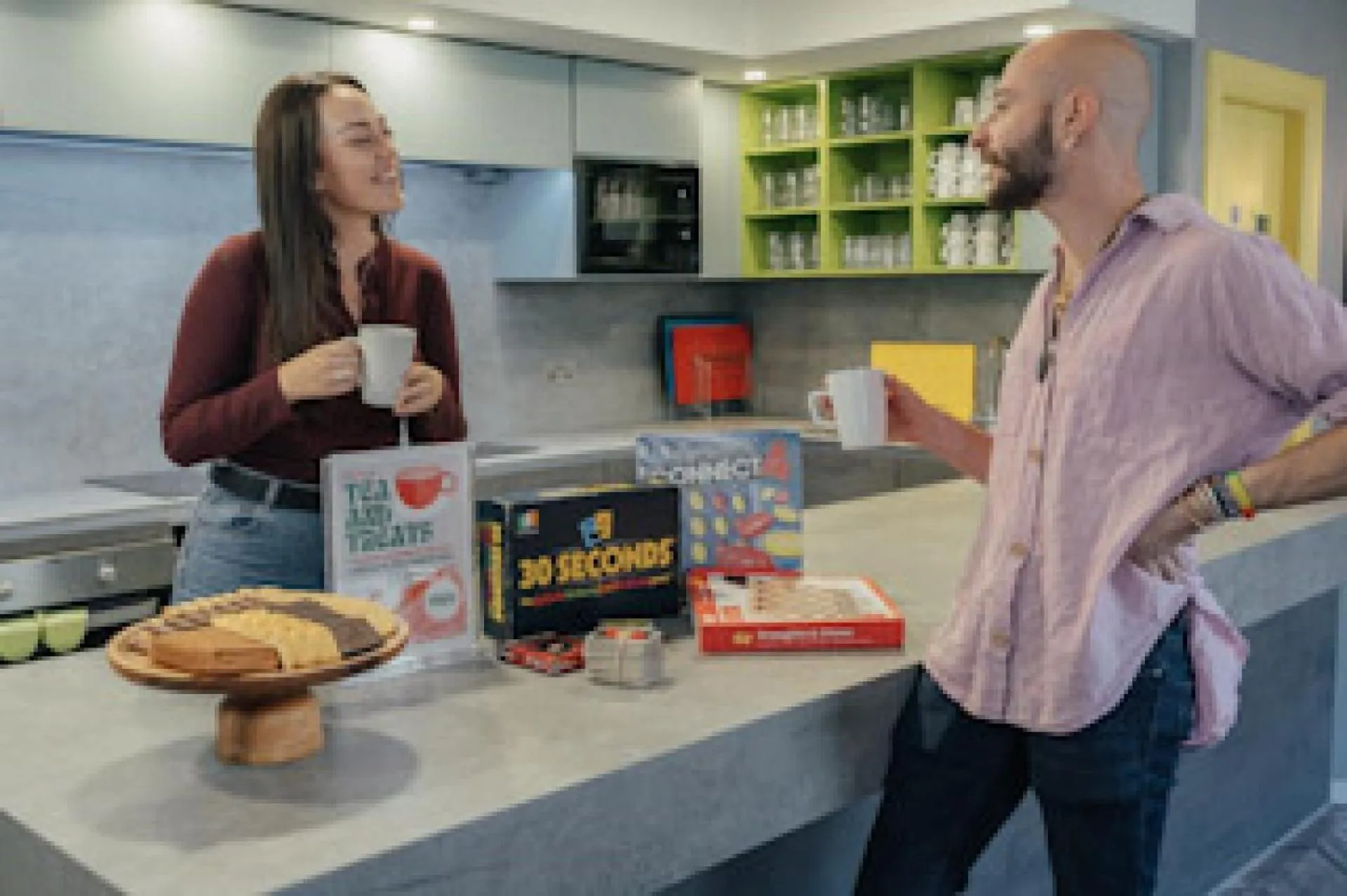 kitchen in Kinlay Hostel Eyre Square