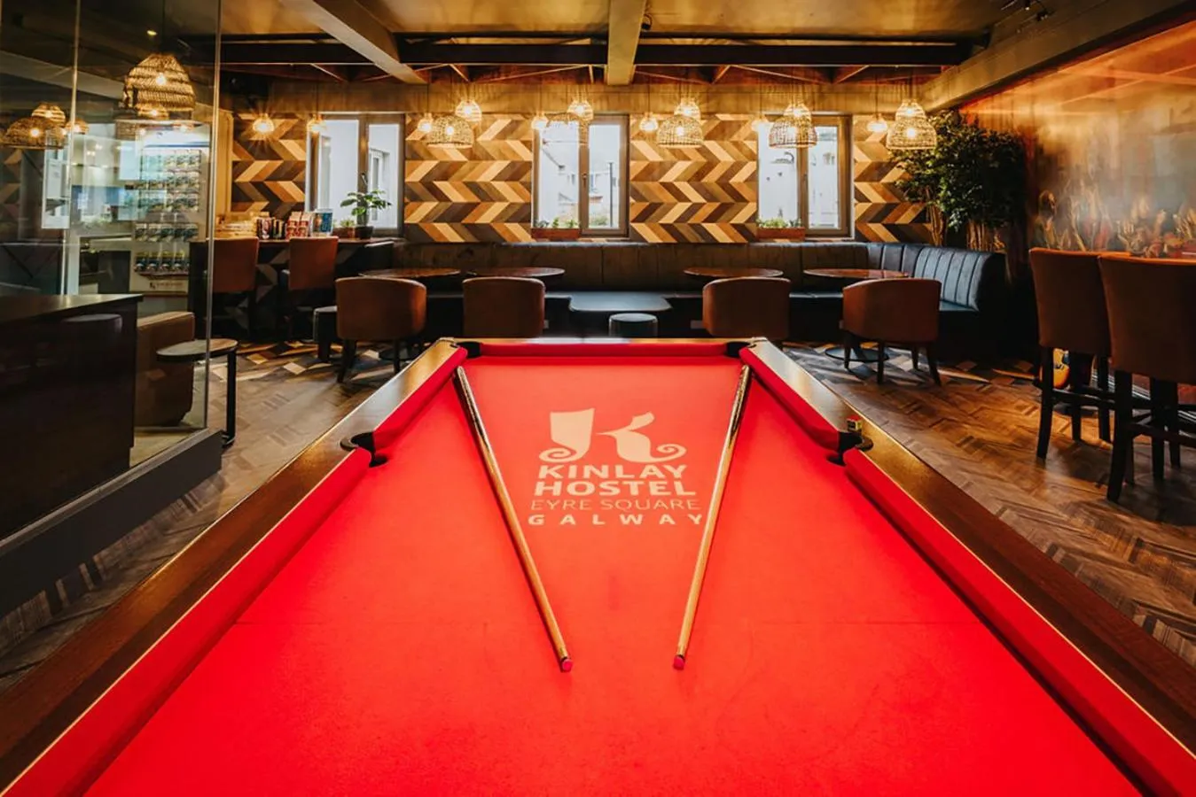 Billiard in Kinlay Hostel Eyre Square