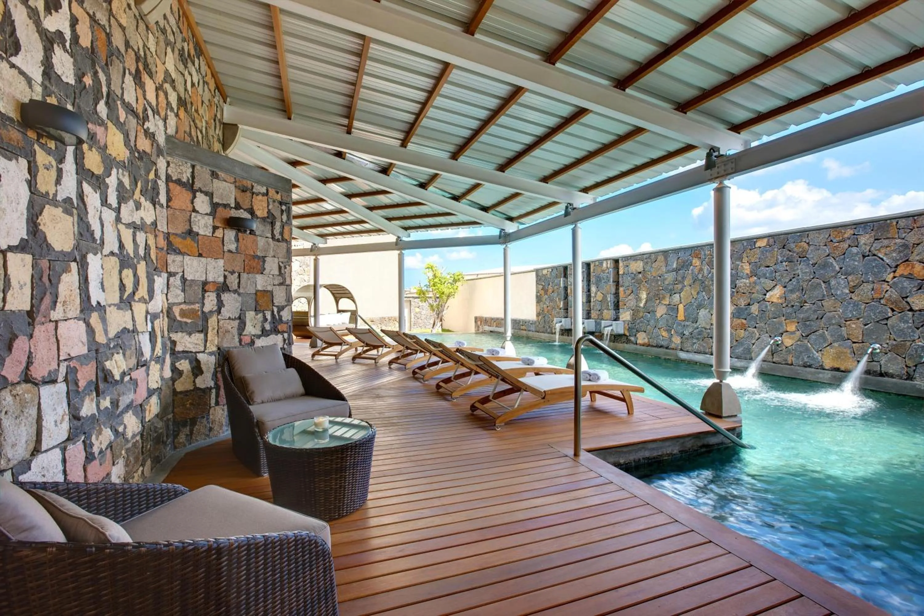 Swimming pool in Le Suffren Hotel & Marina