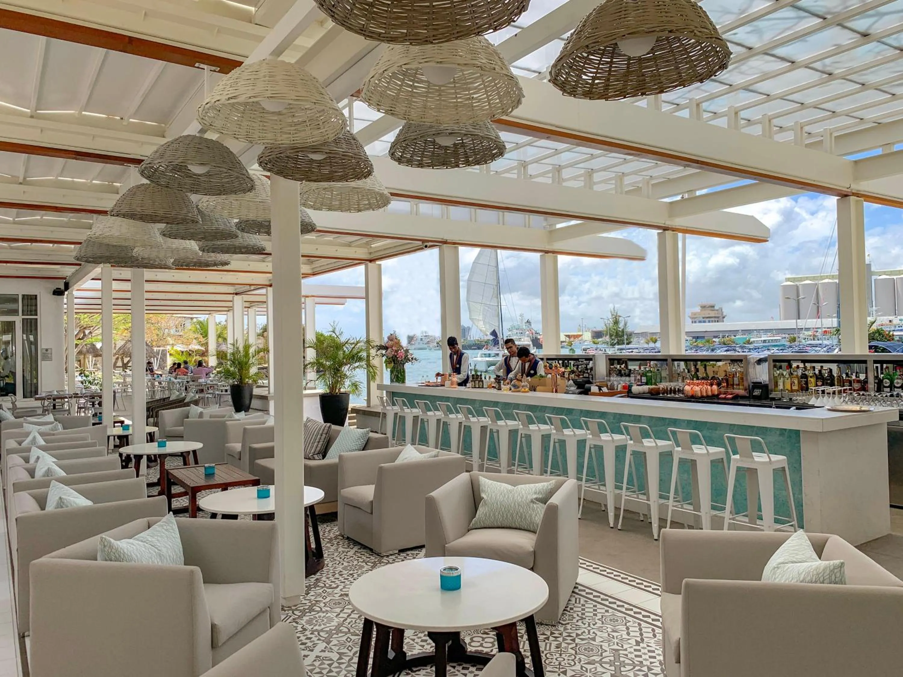 Lounge or bar in Le Suffren Hotel & Marina