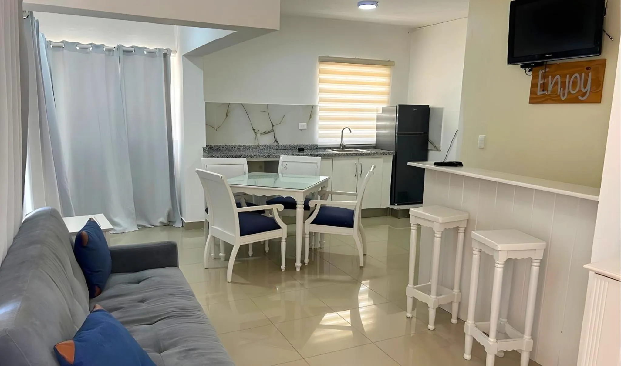 Living room in Hotel Checkin El Cortecito Beach