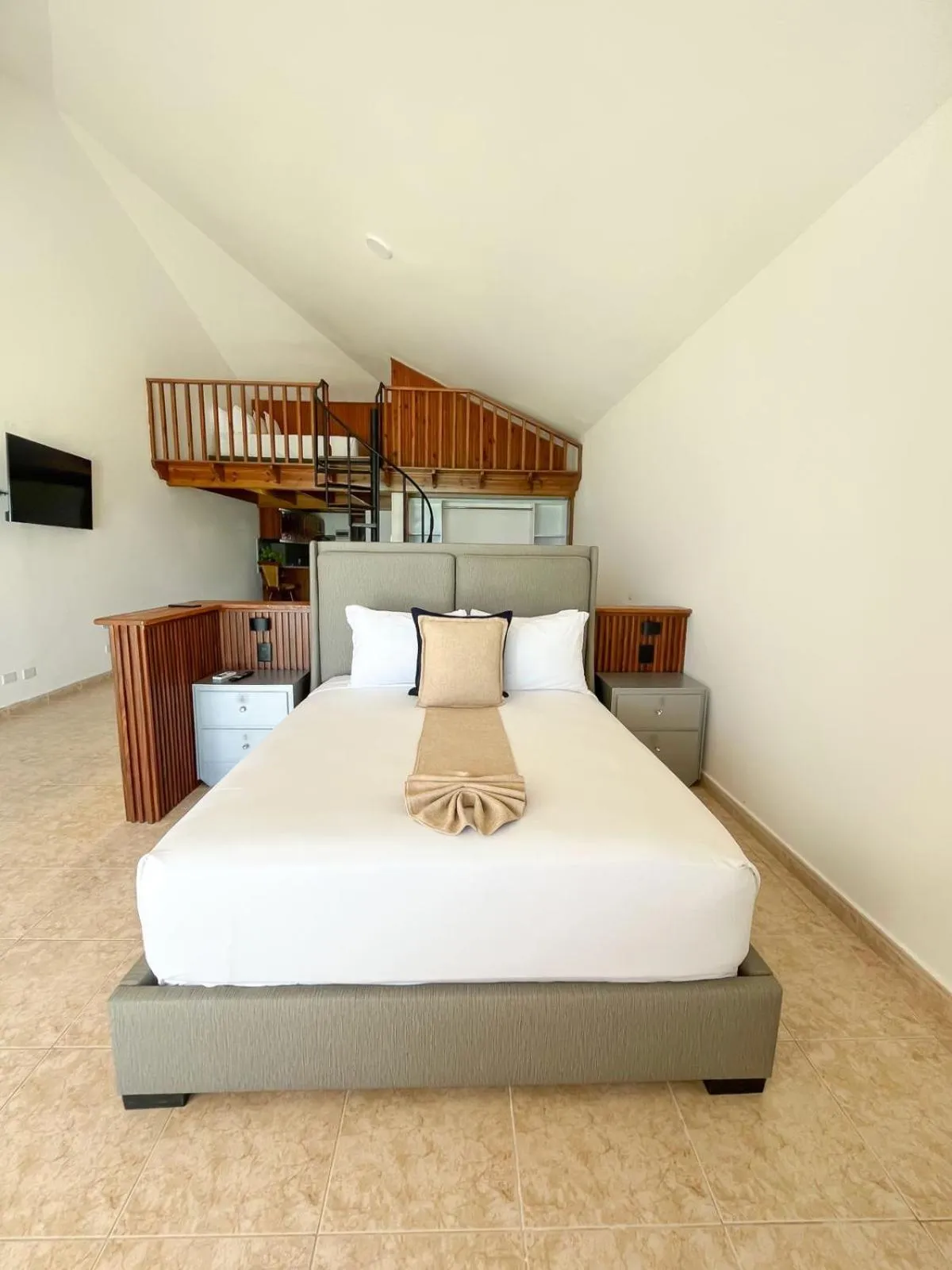 Bed in Green Coast Beach Hotel