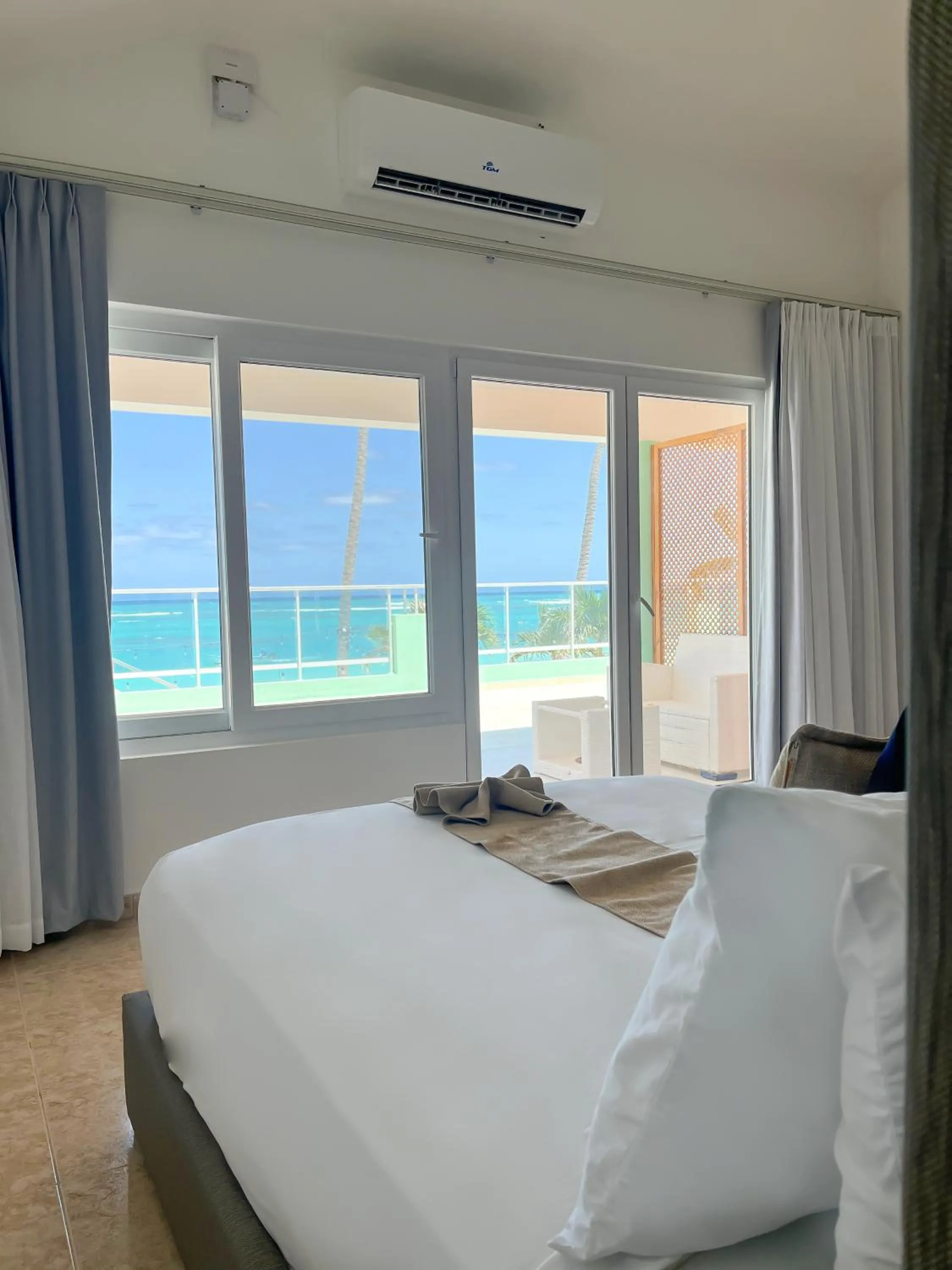 Bed in Green Coast Beach Hotel