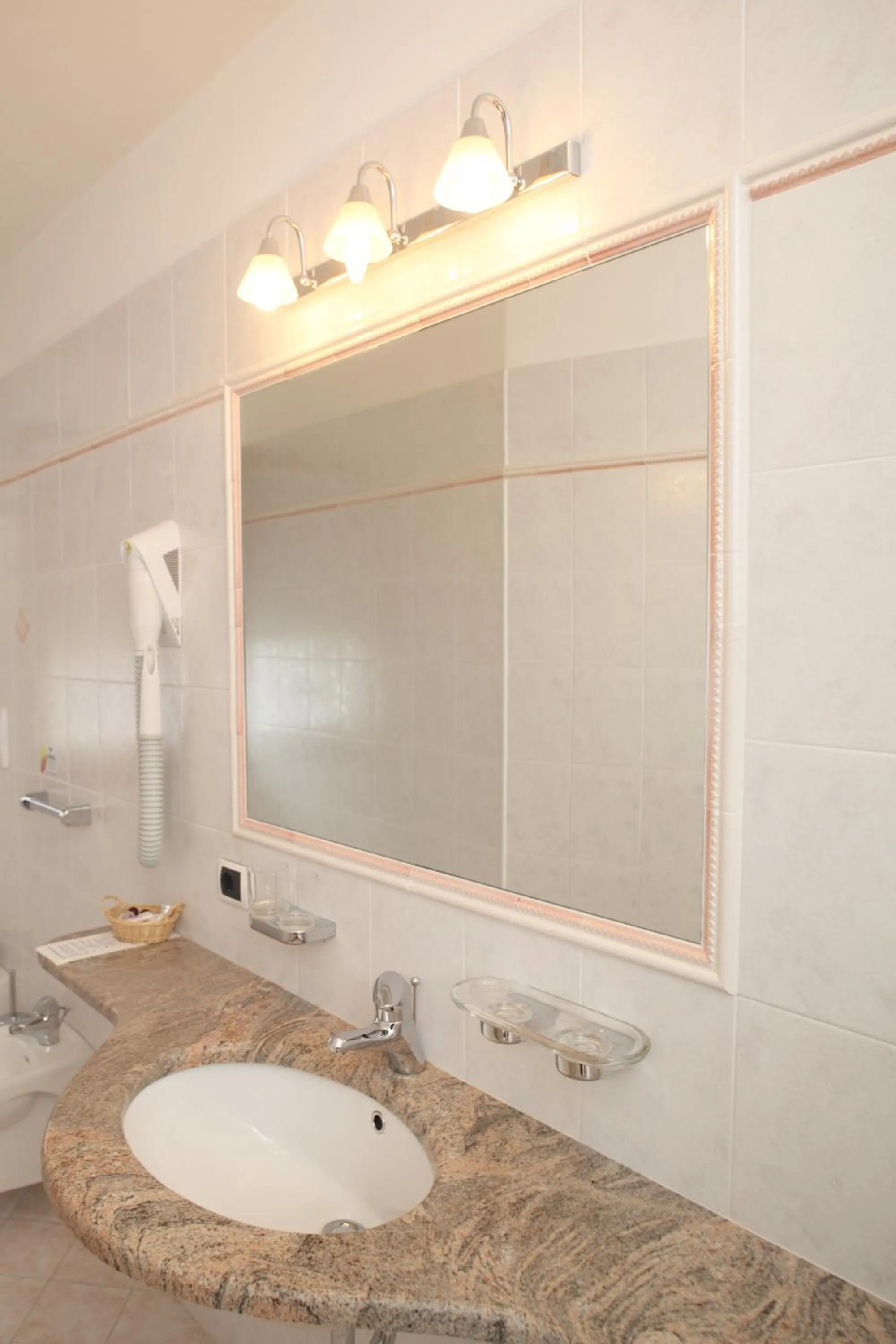 Bathroom in Naturhotel Waldheim