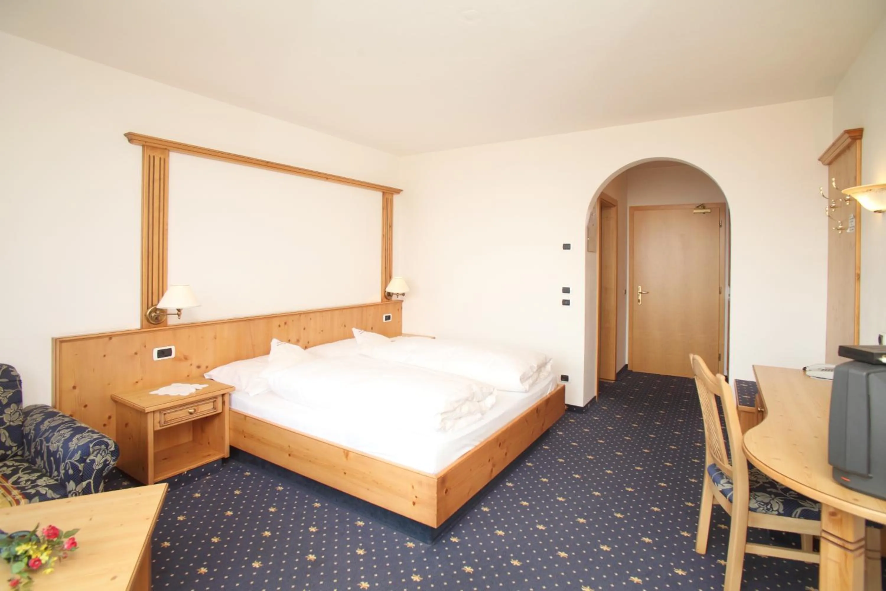 Photo of the whole room, Bed in Naturhotel Waldheim