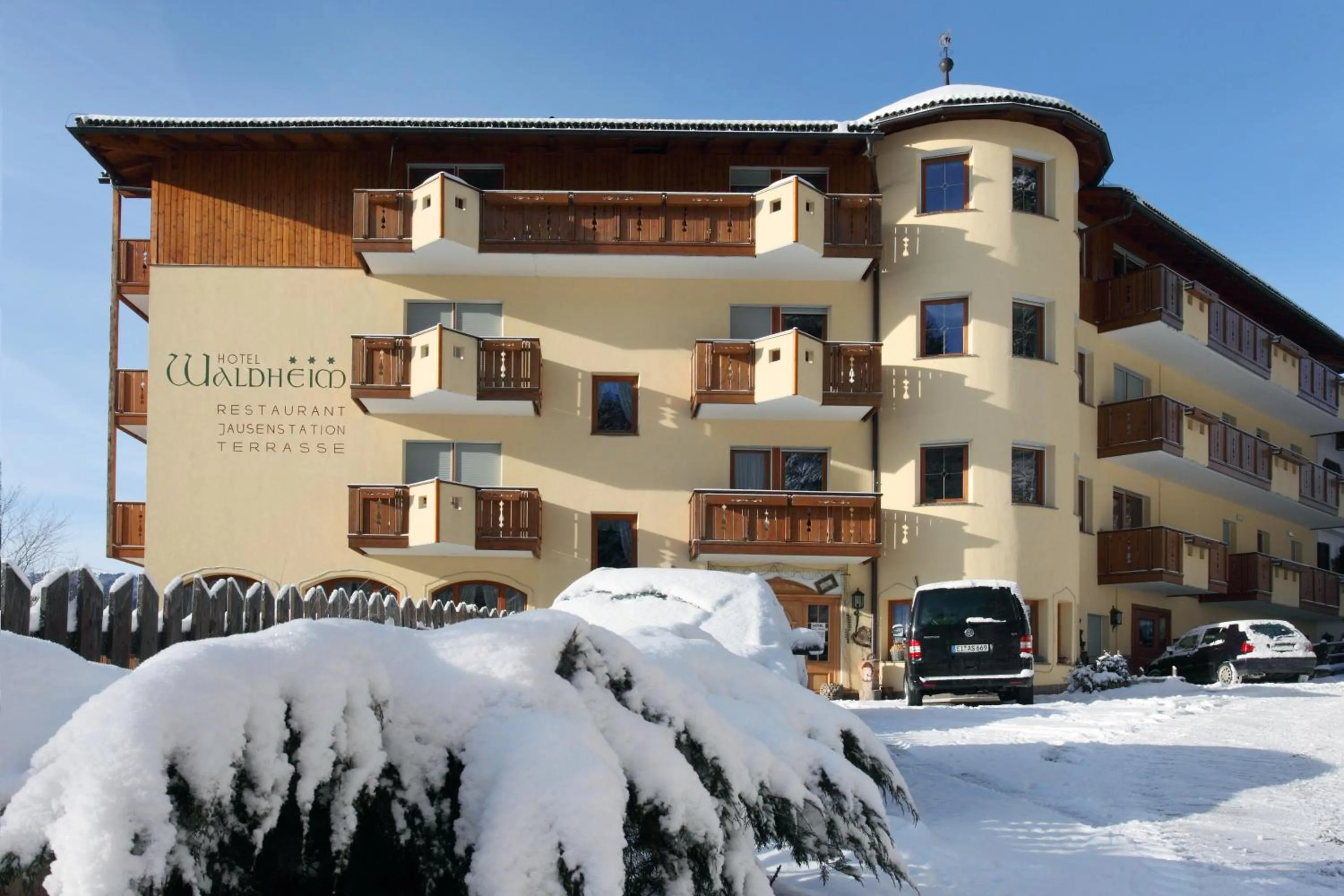 Property building in Naturhotel Waldheim