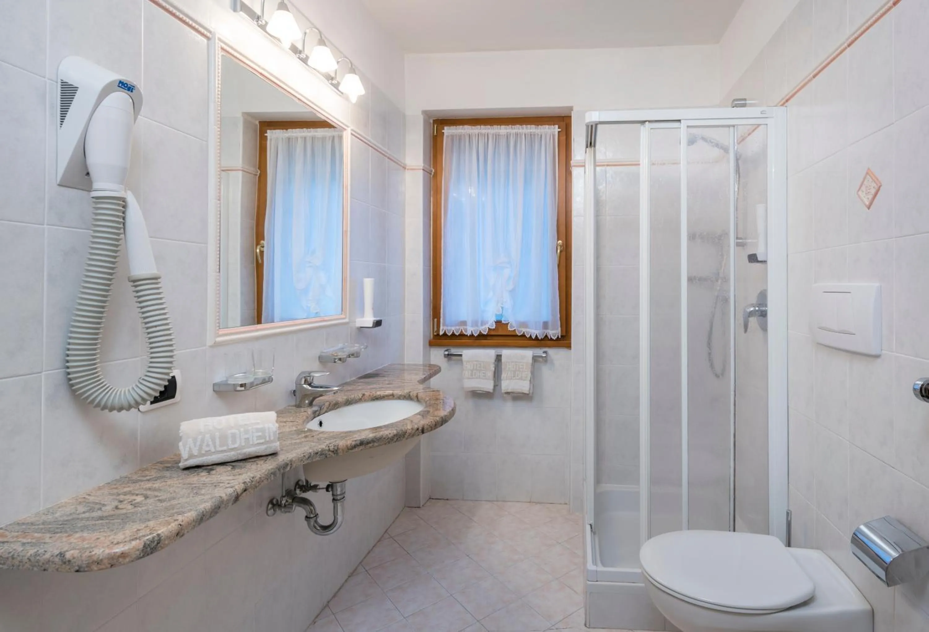 Bathroom in Naturhotel Waldheim