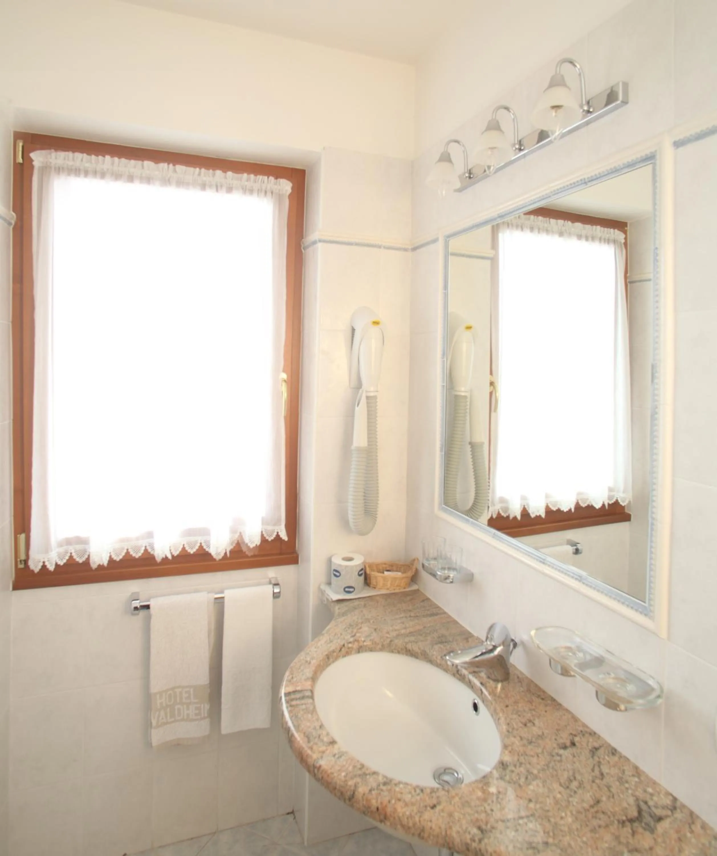 Bathroom in Naturhotel Waldheim