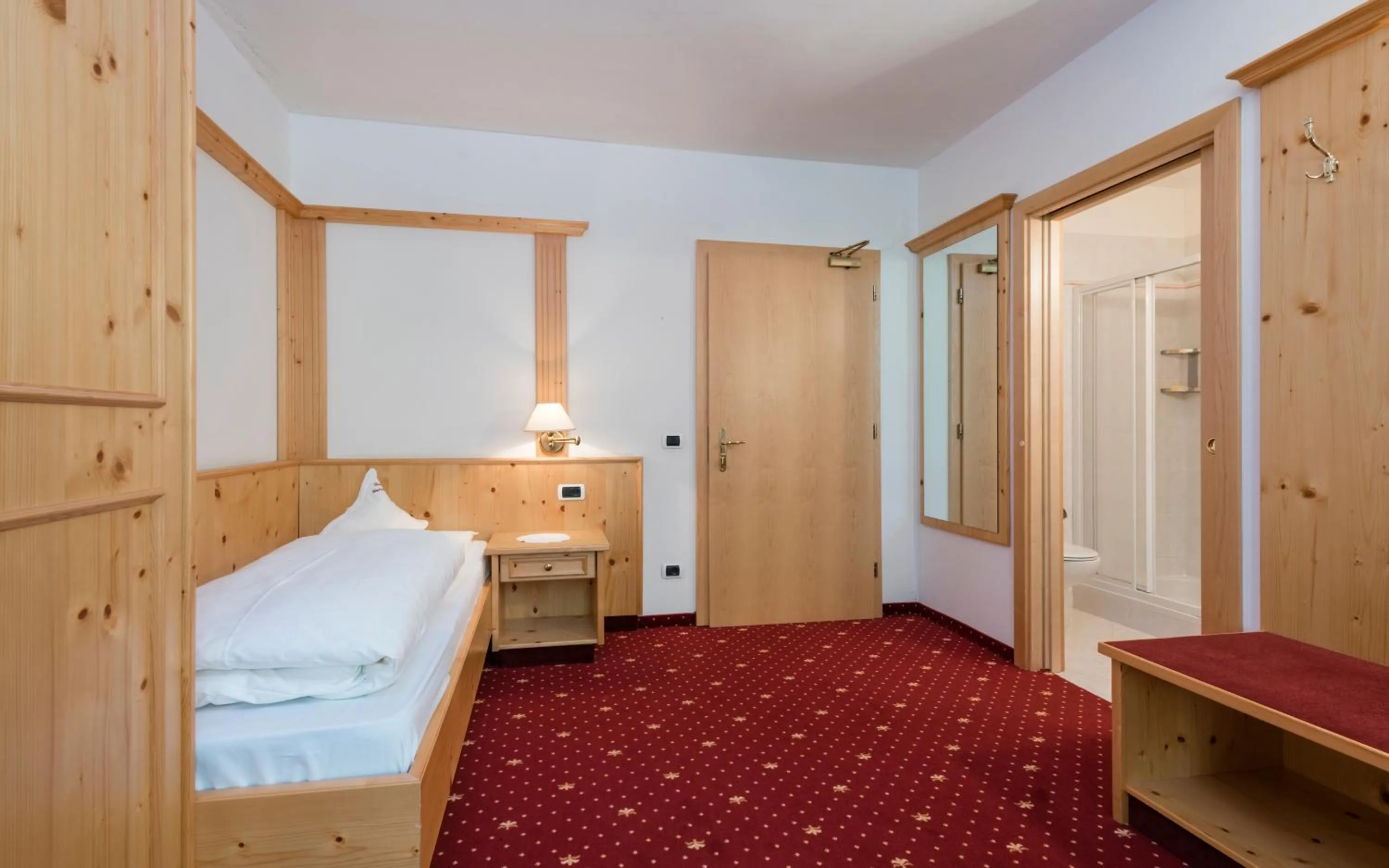 Bed in Naturhotel Waldheim