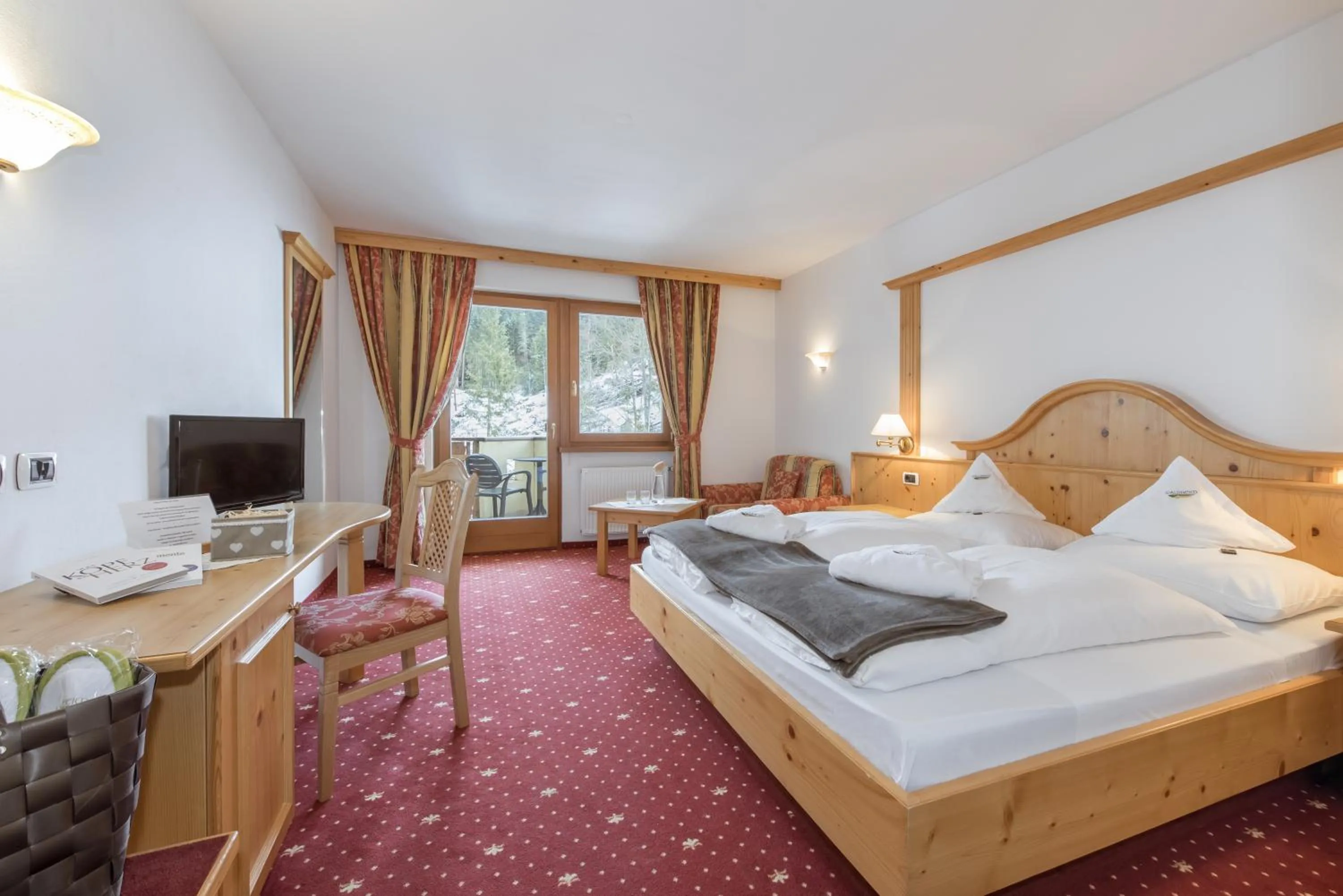 Photo of the whole room, Bed in Naturhotel Waldheim