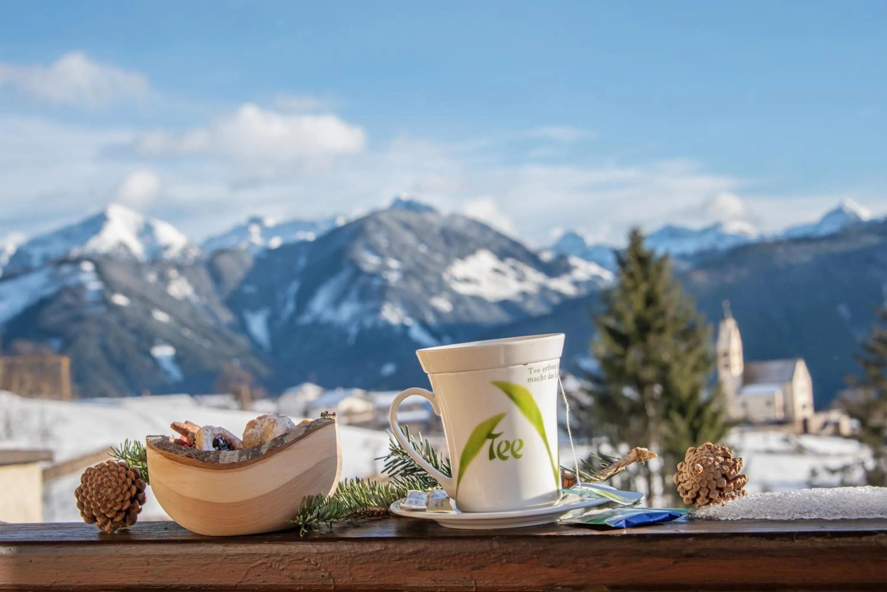 Mountain view in Naturhotel Waldheim