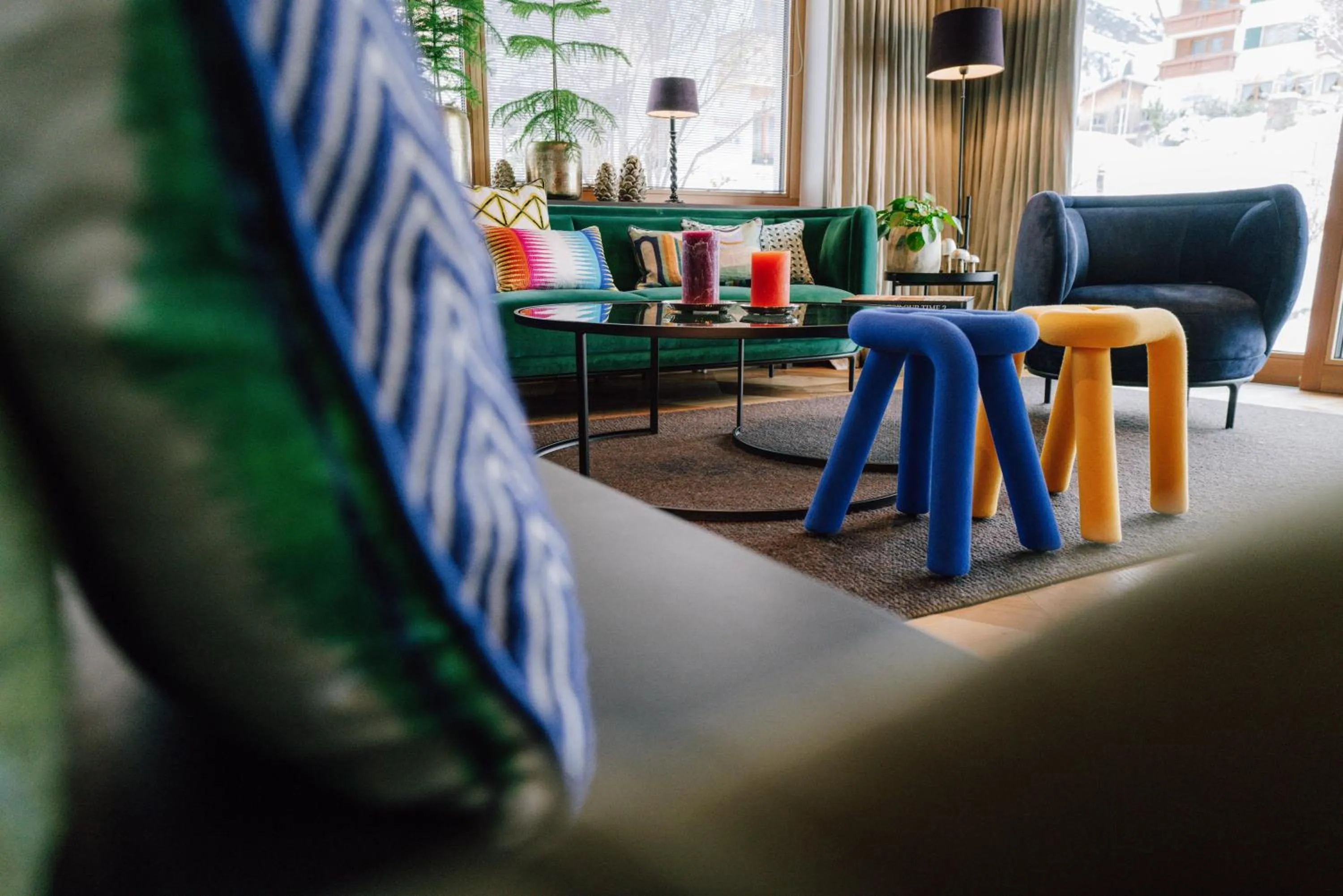 Lobby or reception in Appart Hotel Knappaboda