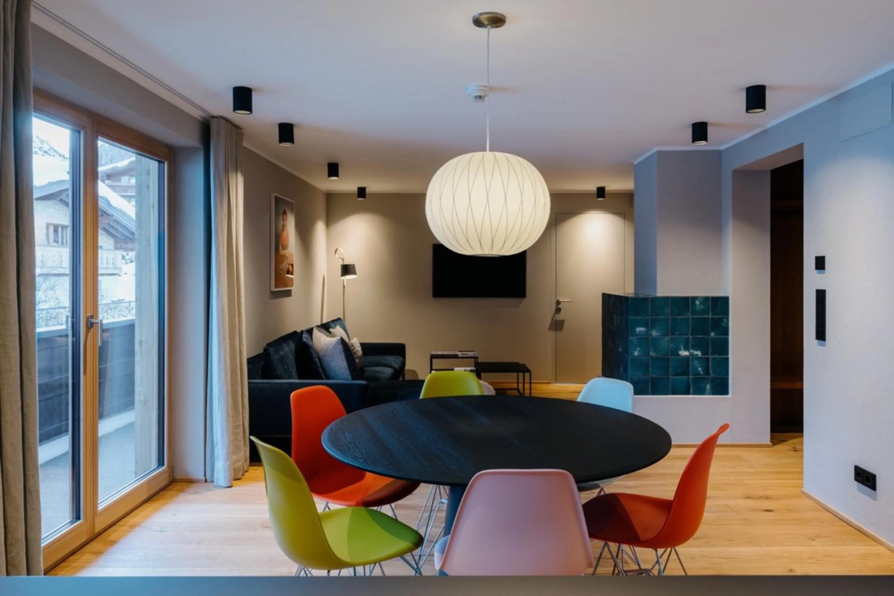 Living room in Appart Hotel Knappaboda