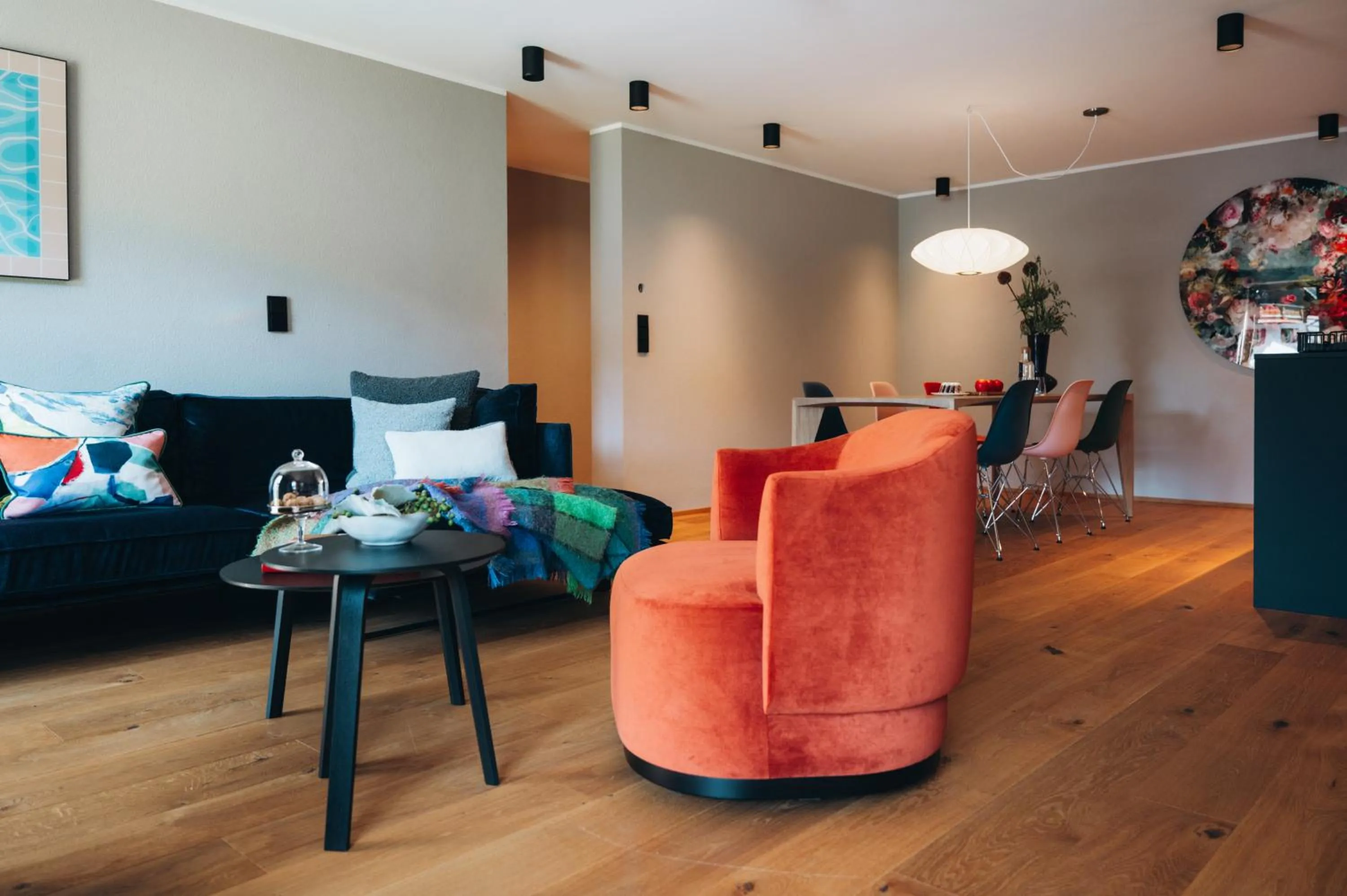 Living room in Appart Hotel Knappaboda