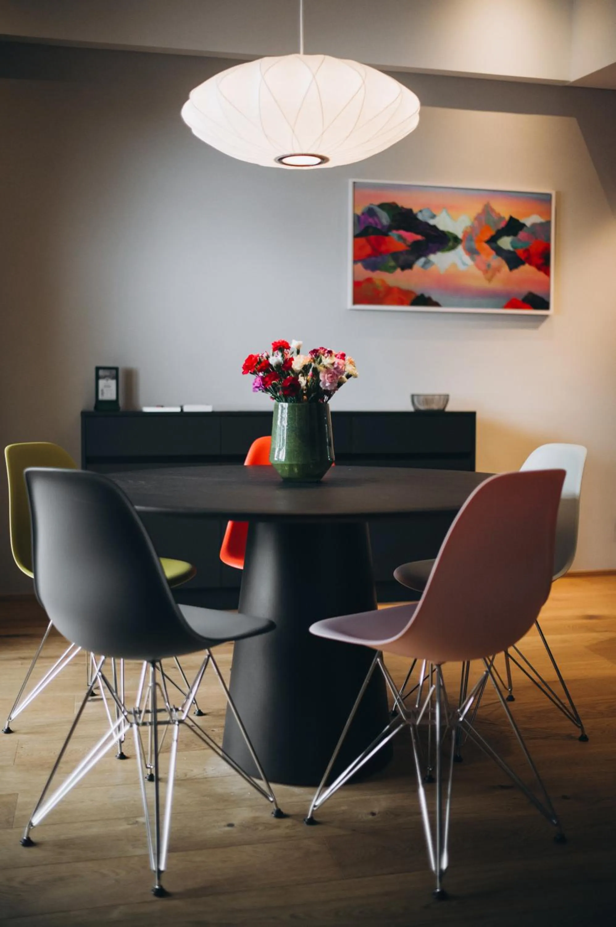 Dining area in Appart Hotel Knappaboda