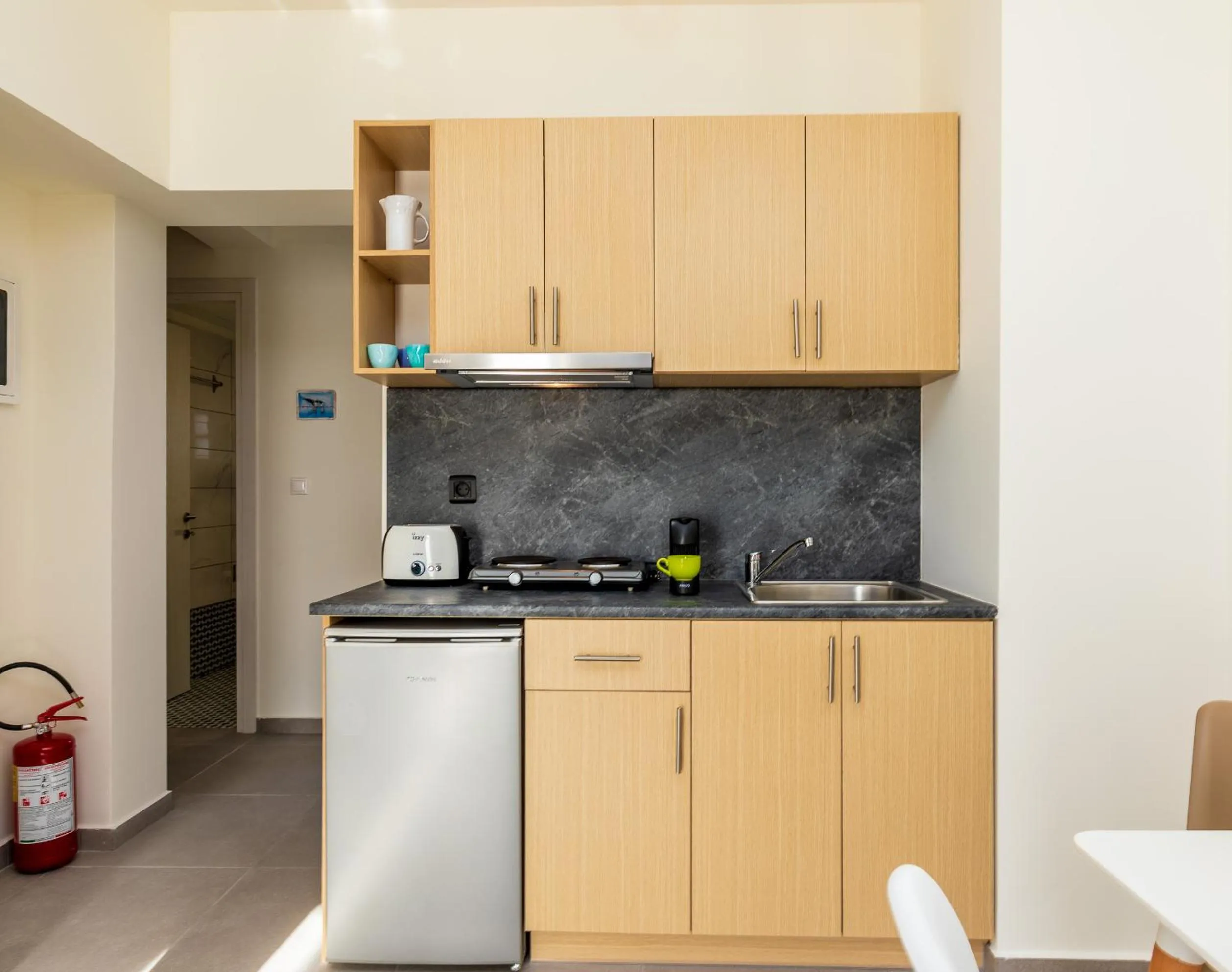 Kitchen or kitchenette in Central Stay Athens