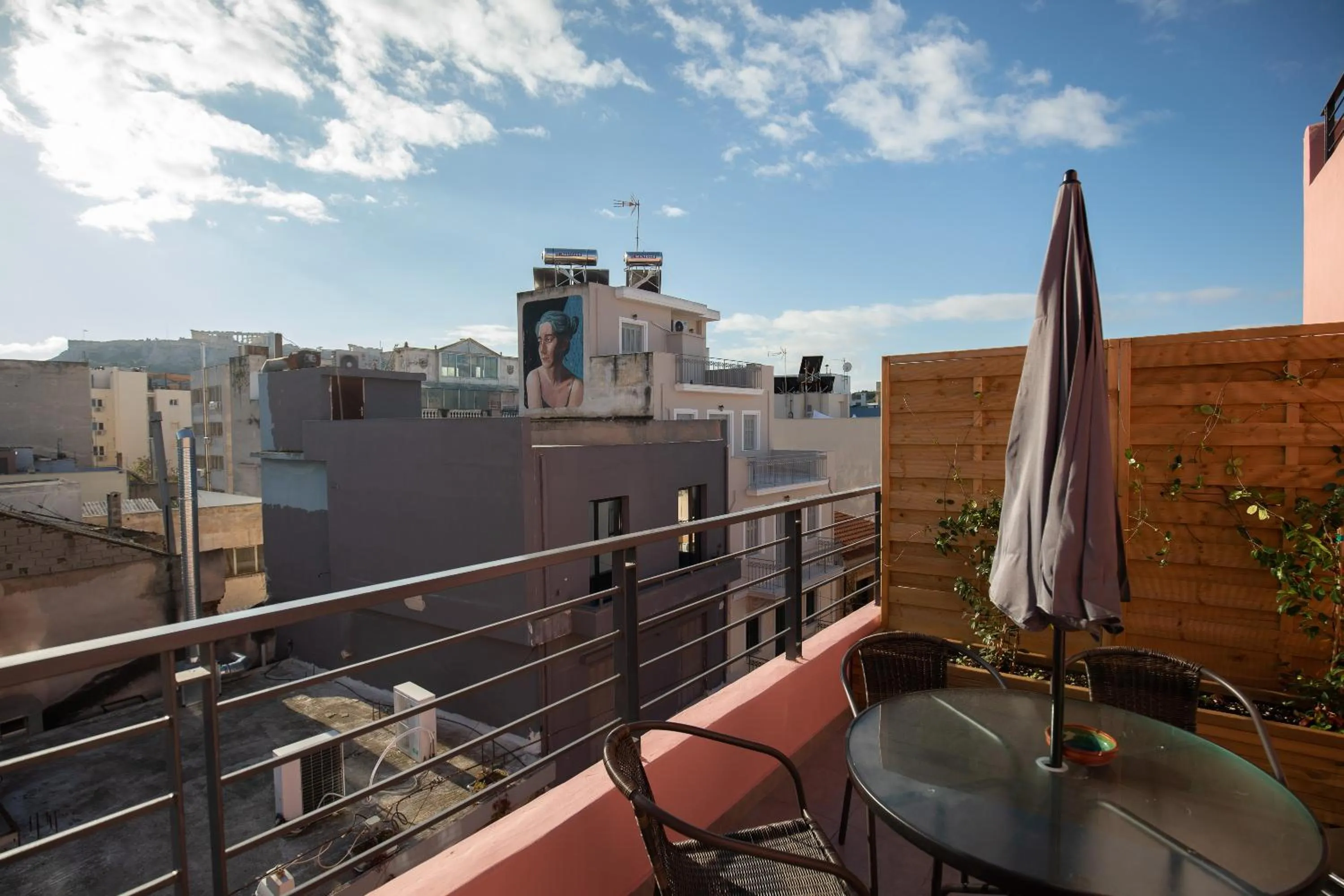Balcony/Terrace in Central Stay Athens