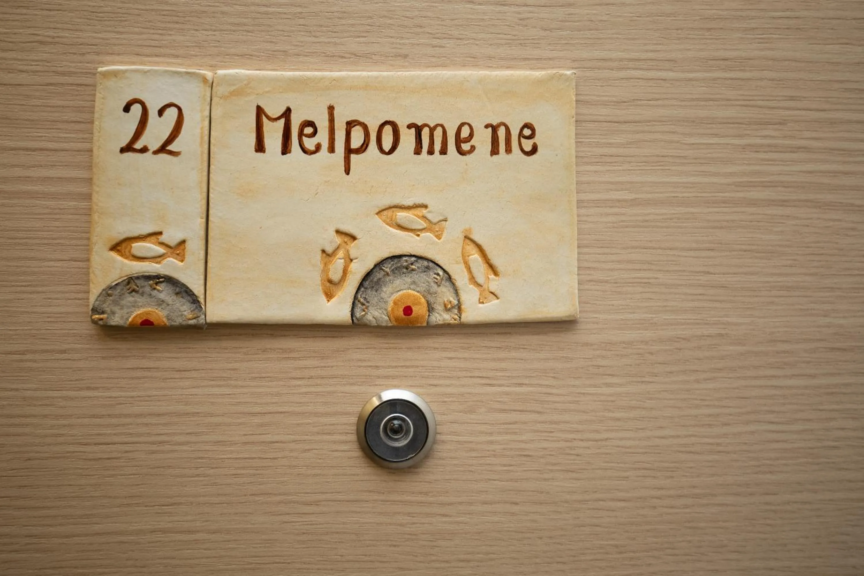 Decorative detail in Central Stay Athens