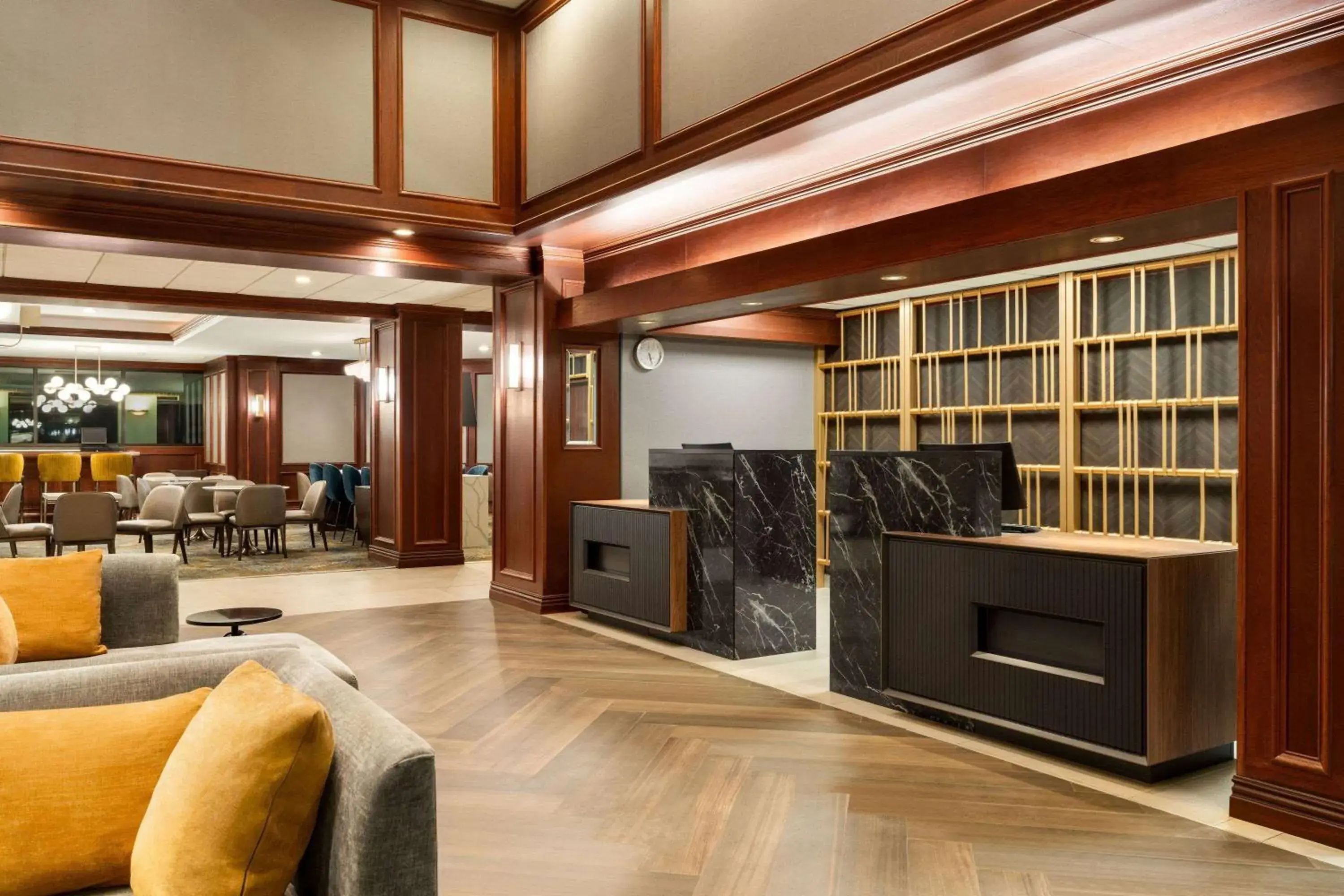 Lobby or reception in La Quinta by Wyndham Madison American Center Lobby or reception in La Quinta by Wyndham Madison American Center