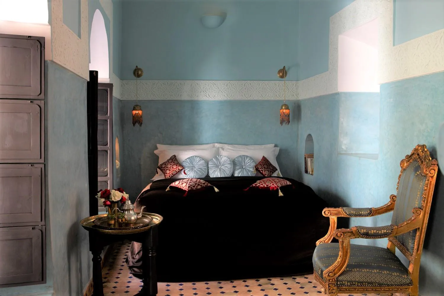 Bed in Riad Dar Jaguar